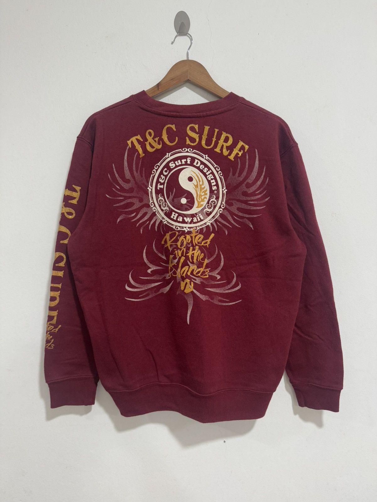 Japanese Brand × Vintage Vintage T&C Surf Big Logo Sweatshirt Size US L / EU 52-54 / 3 - 1 Thumbnail