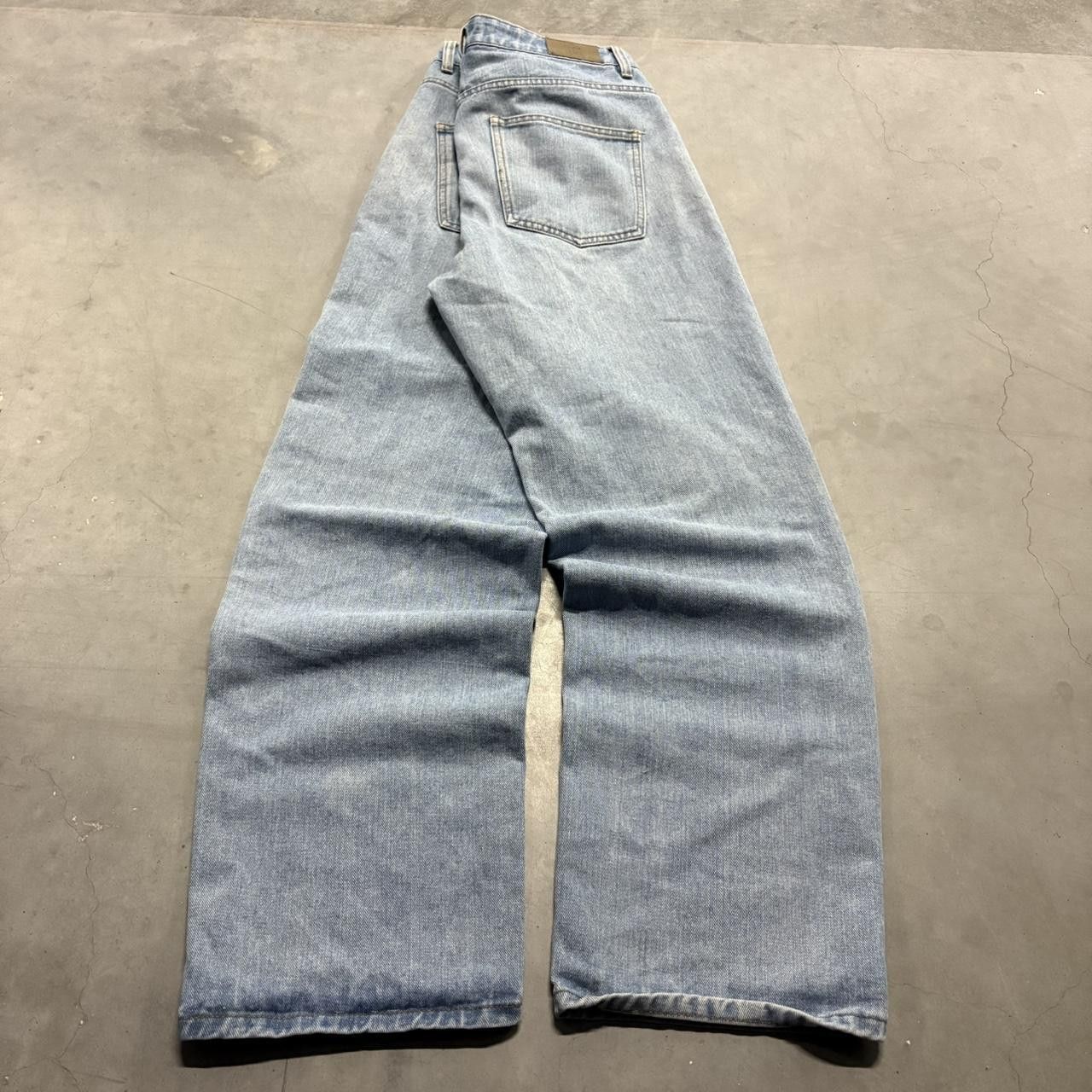 Vintage Crazy Vintage Y2K/2000s Baggy Light Blue Wash Skater Workwear Denim Jeans! Size US 34 / EU 50 - 6 Thumbnail