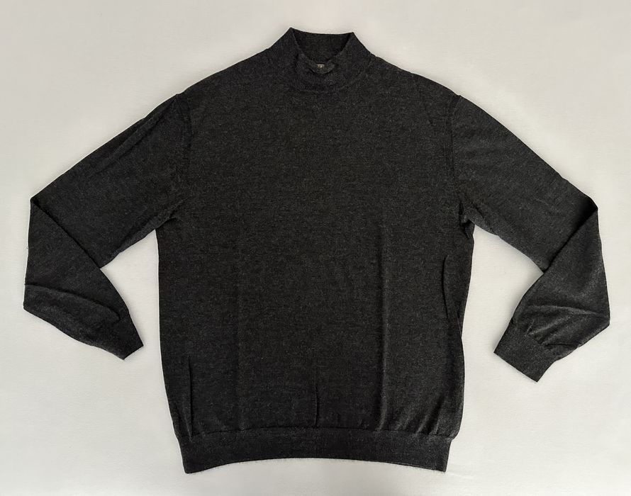 N. Peal 007 Fine Gauge Cashmere Silk Mock Neck Sweater | Grailed