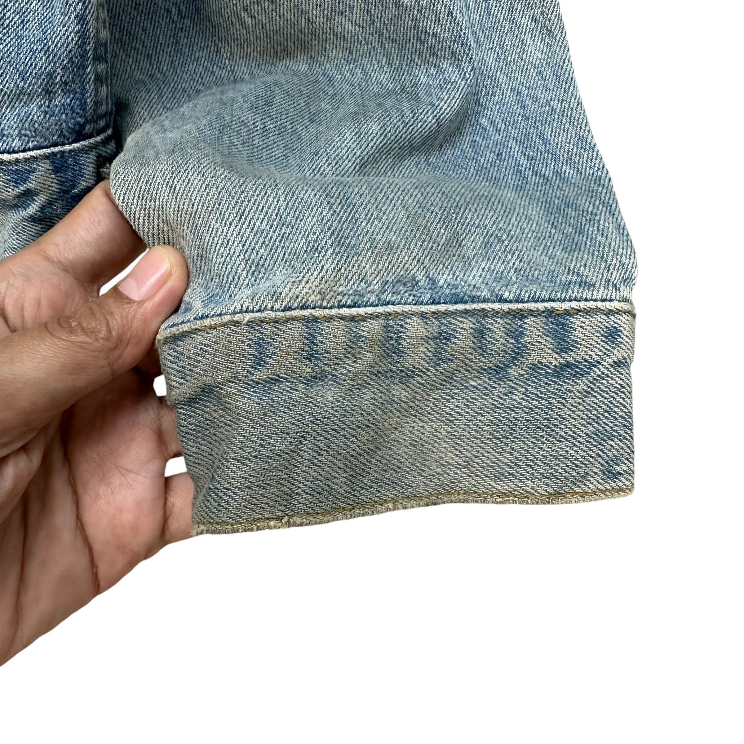 Levi's Vtg Levis 70606 Denim Jacket Orange Tab Type 3 #A61-1396 Size US L / EU 52-54 / 3 - 8 Thumbnail