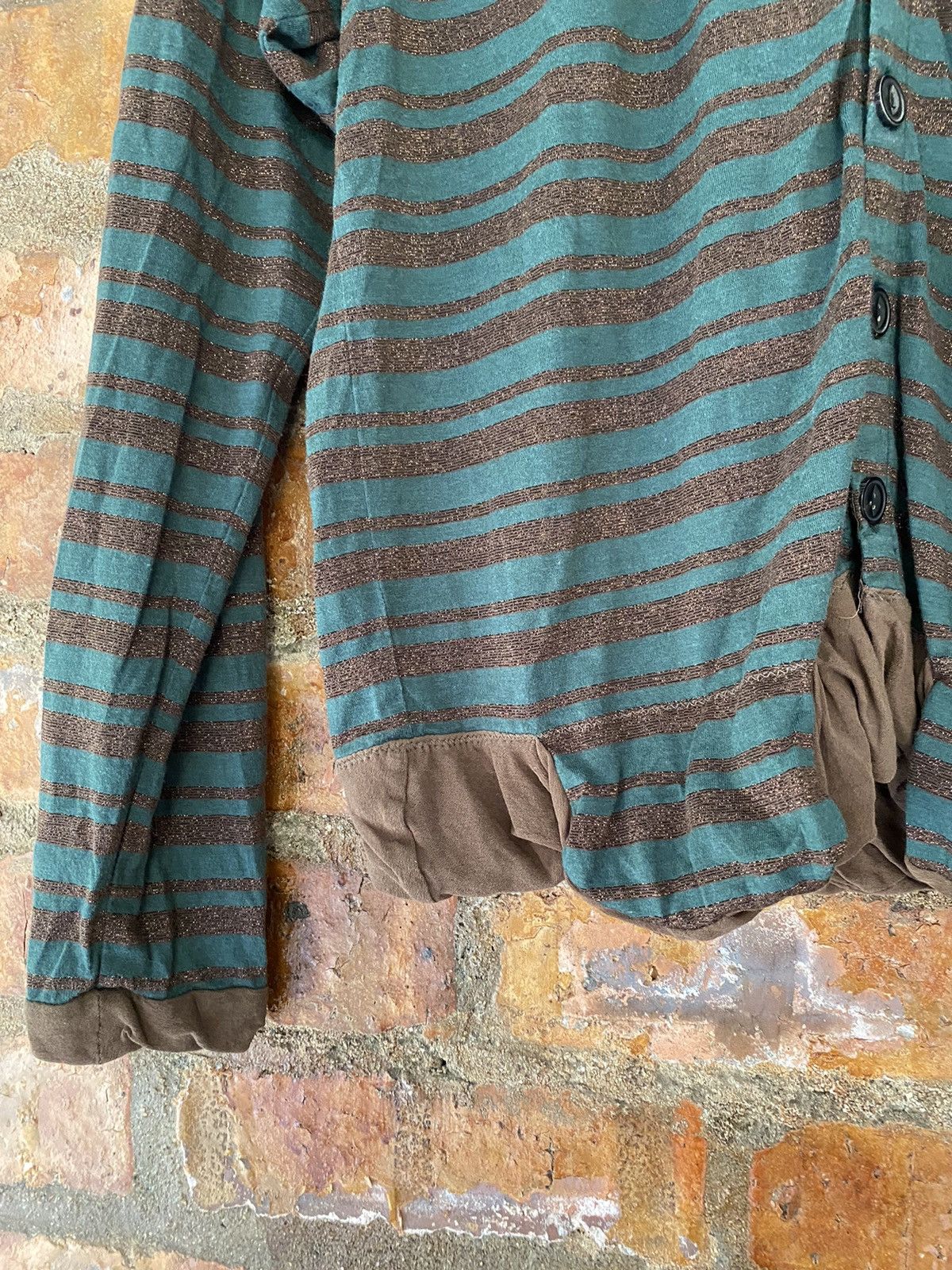 Japanese Brand × Kolor SS14 Kolor Japan stripe Cardigan Size S / US 4 / IT 40 - 8 Thumbnail