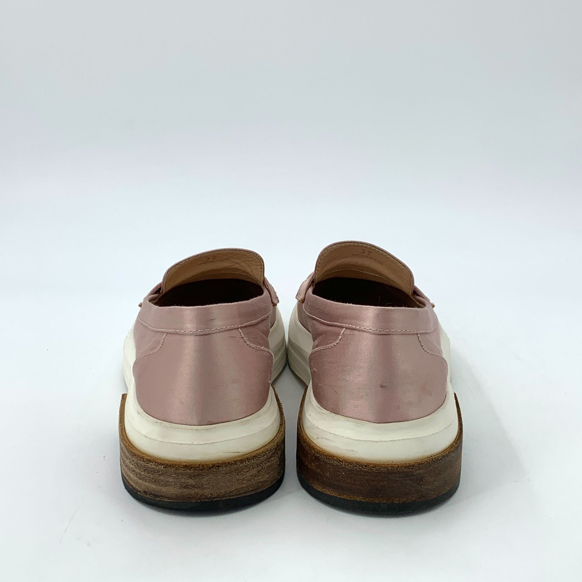 Tod's Tods Womens Pink Satin Slip-On Casual Loafers Size 37 Size US 7 / IT 37 - 7 Thumbnail
