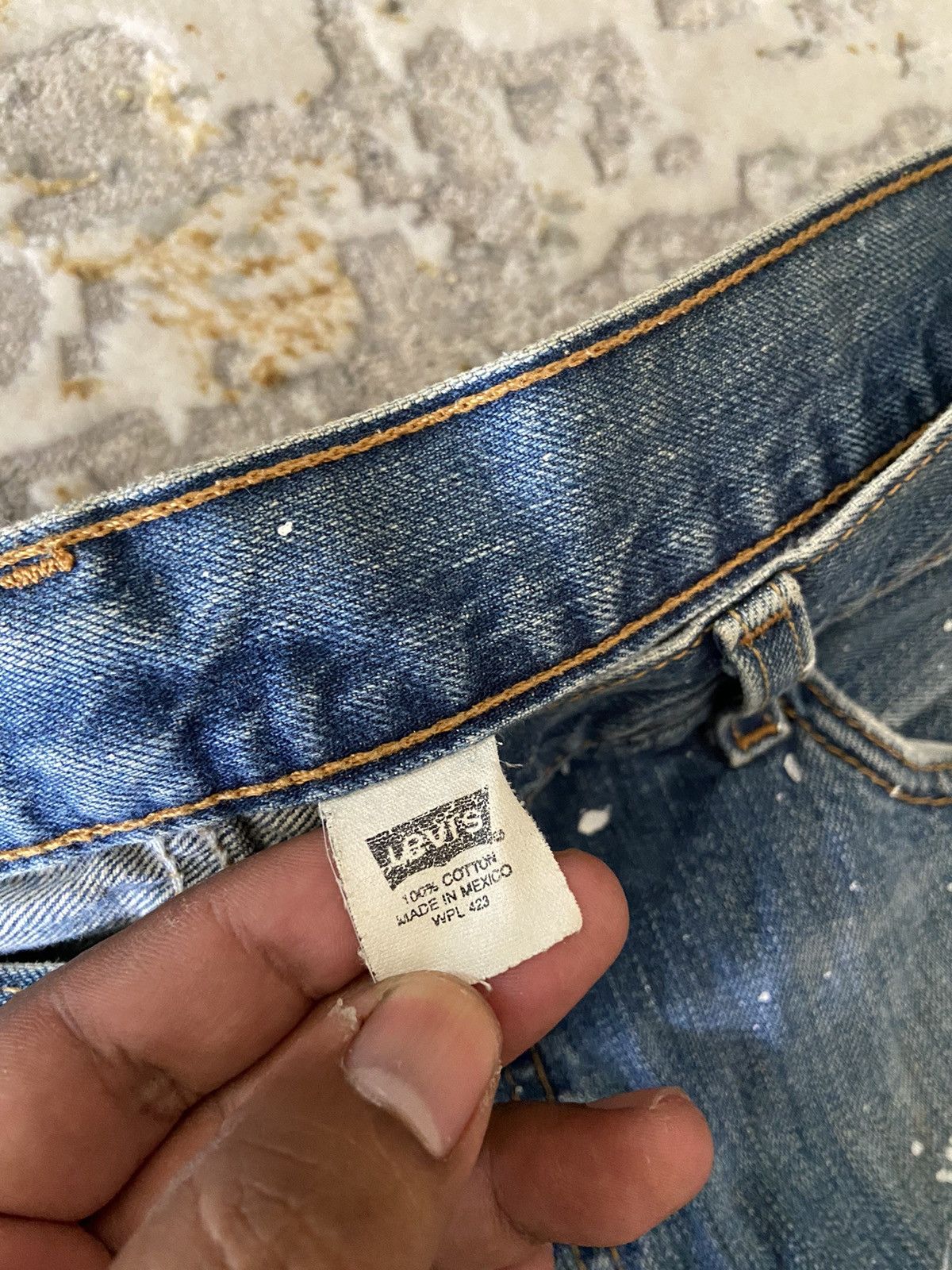 Levi's Vintage Levis Ripped Distressed Grunge Levis Stonewashed Size US 36 / EU 52 - 6 Thumbnail