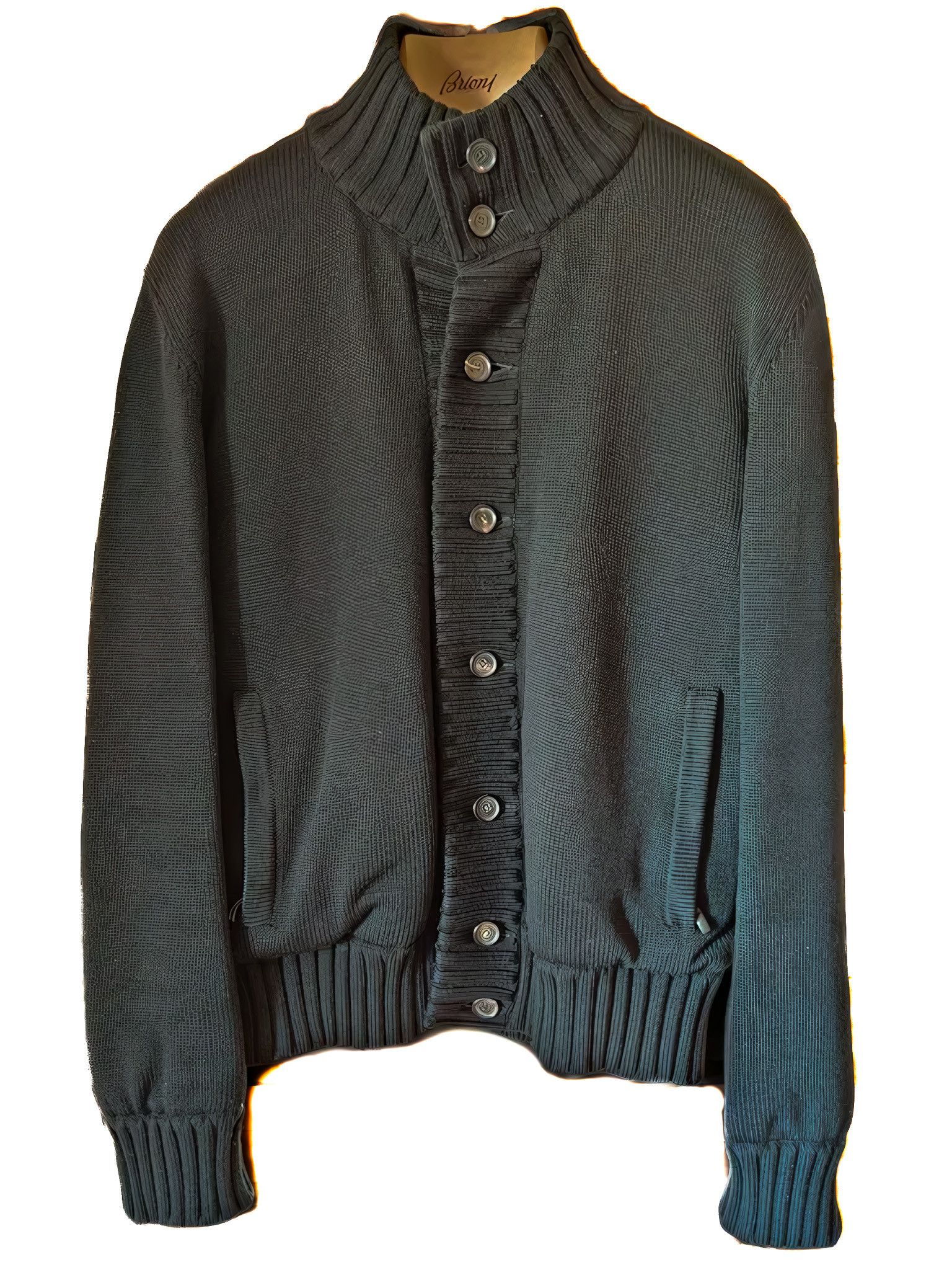 BEAVER FUR LINING WOOL SWEATER