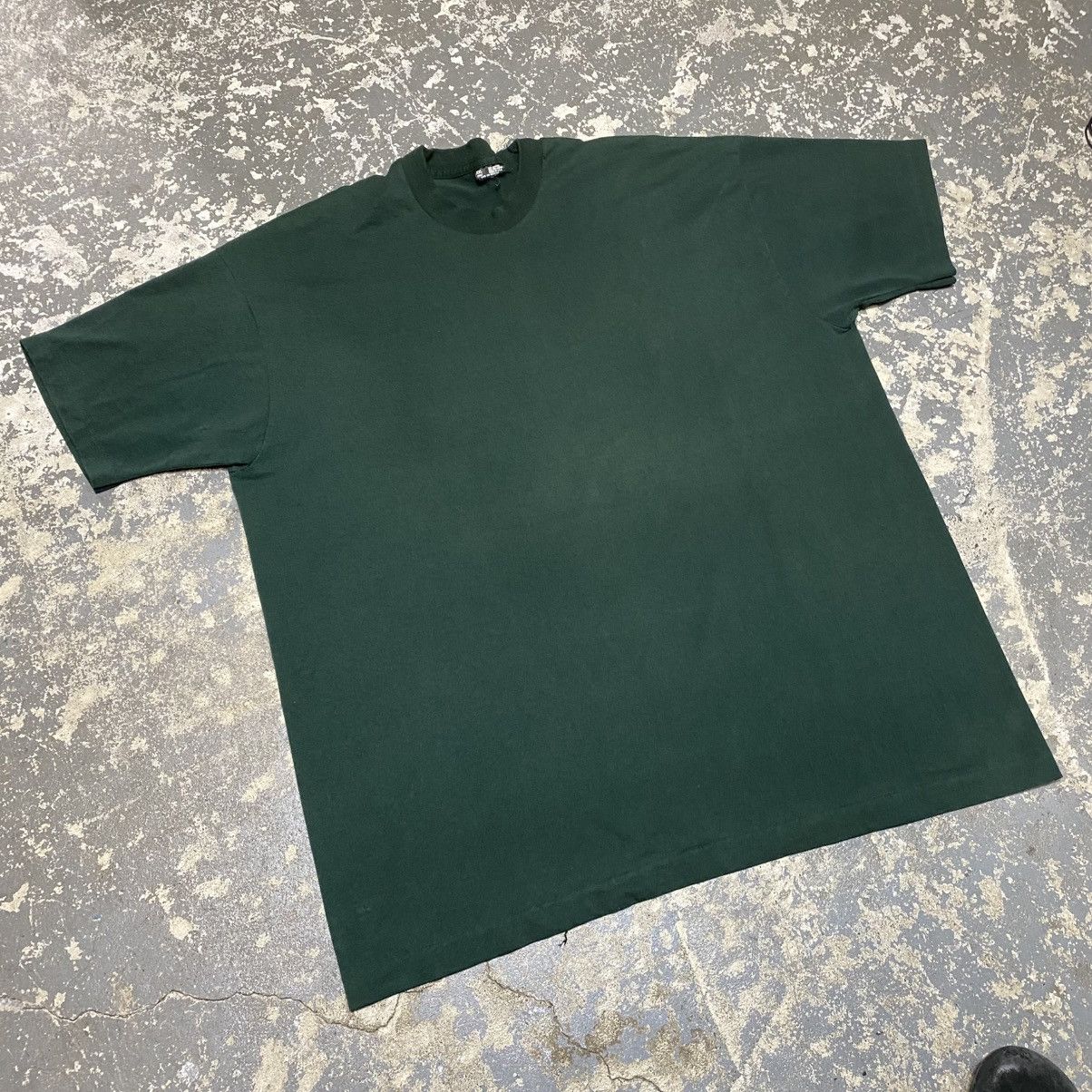 Unsound Rags × Vintage Vintage Green Fruit Of The Loom Faded 90s USA Tshirt Size US XXL / EU 58 / 5 - 9 Thumbnail