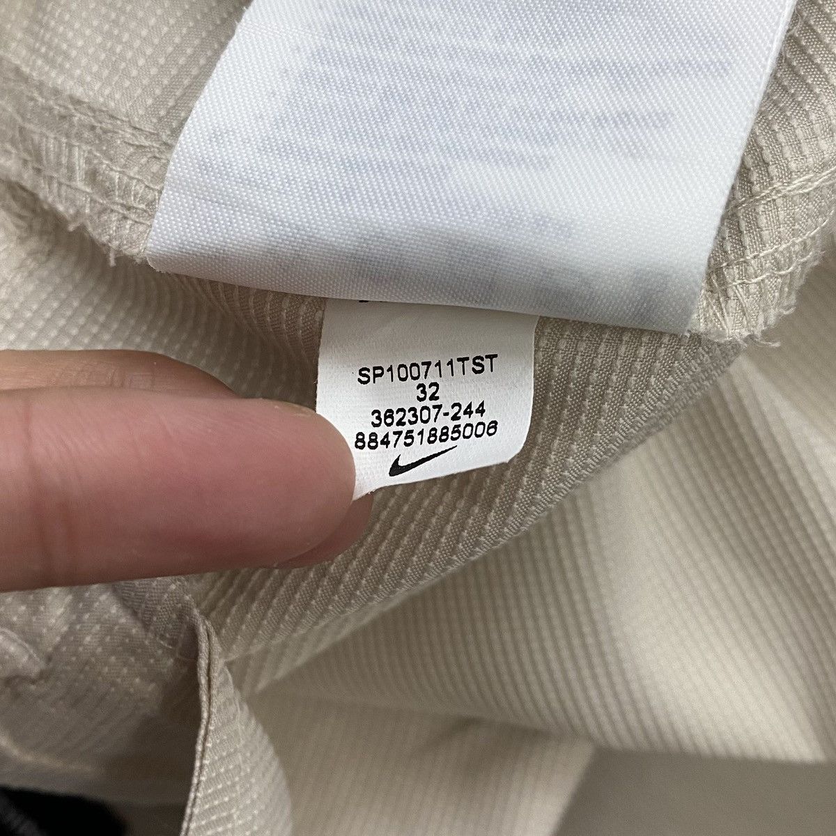 Nike Vintage NIKE GOLF Straight Cut Cream Casual Trousers Pant Size US 32 / EU 48 - 10 Thumbnail