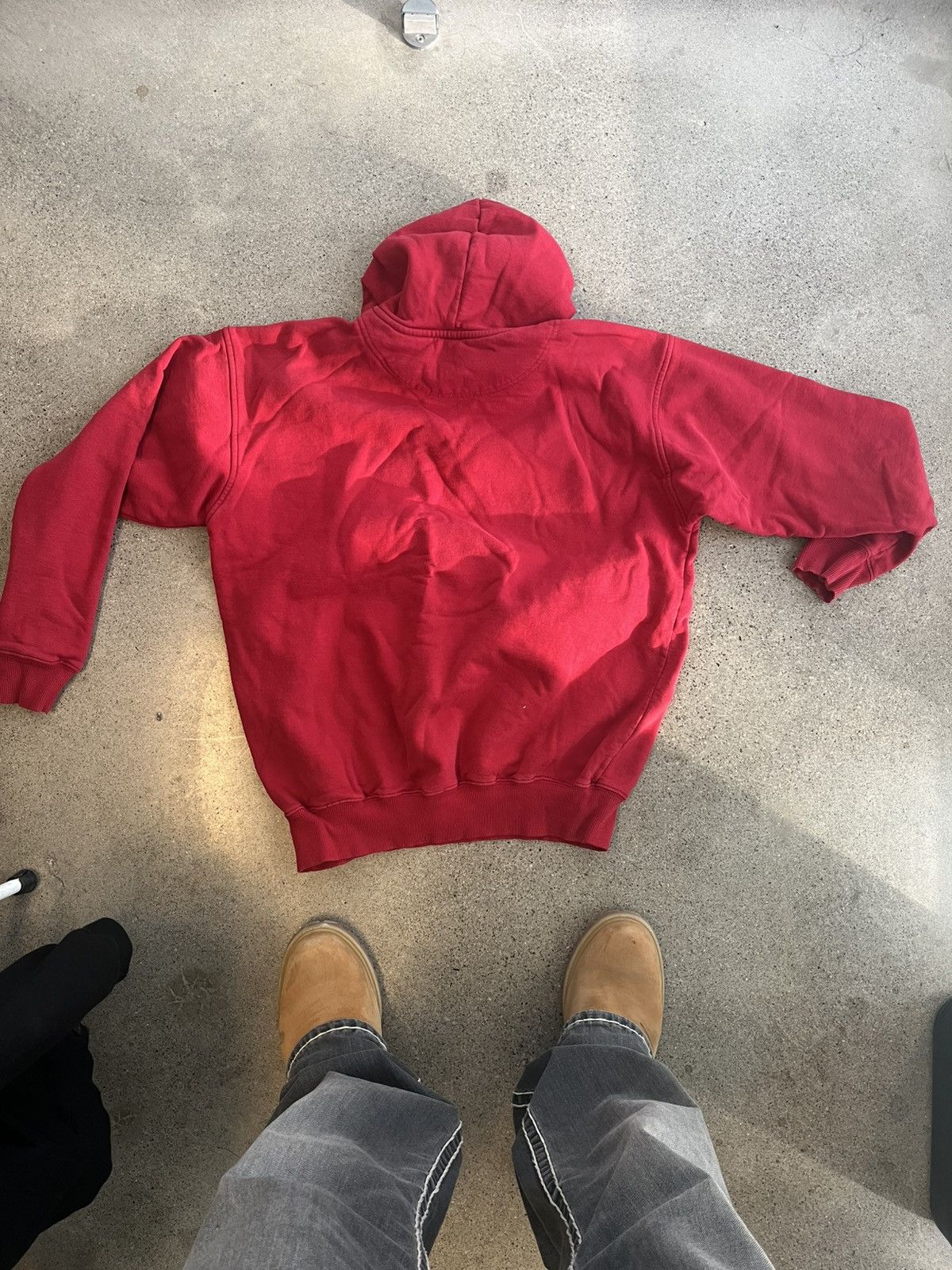 Vintage Vintage Red Box Fit Hoodie Size US L / EU 52-54 / 3 - 3 Thumbnail