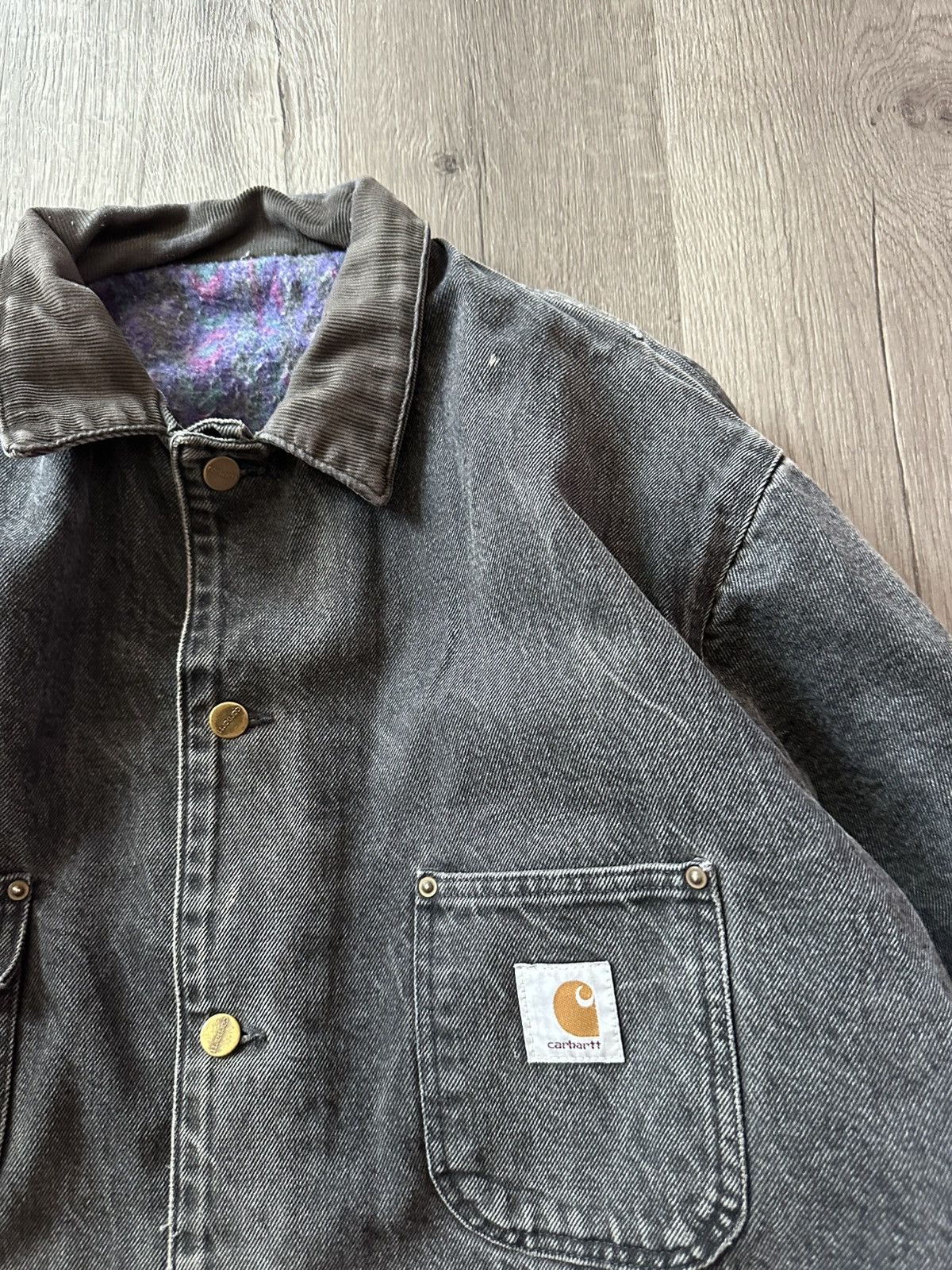 Carhartt Rare Vintage 90s Carhartt Denim Jacket Size US XL / EU 56 / 4 - 2 Thumbnail