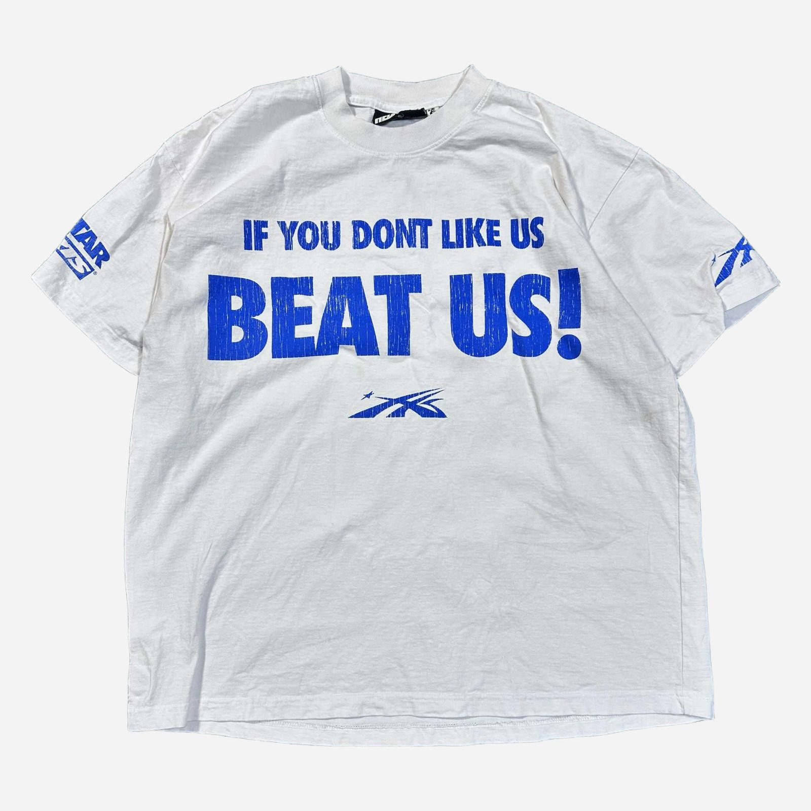 HELLSTAR Hellstar Beat Us! Tee White/Blue XL Used Size US XL / EU 56 / 4 - 1 Thumbnail
