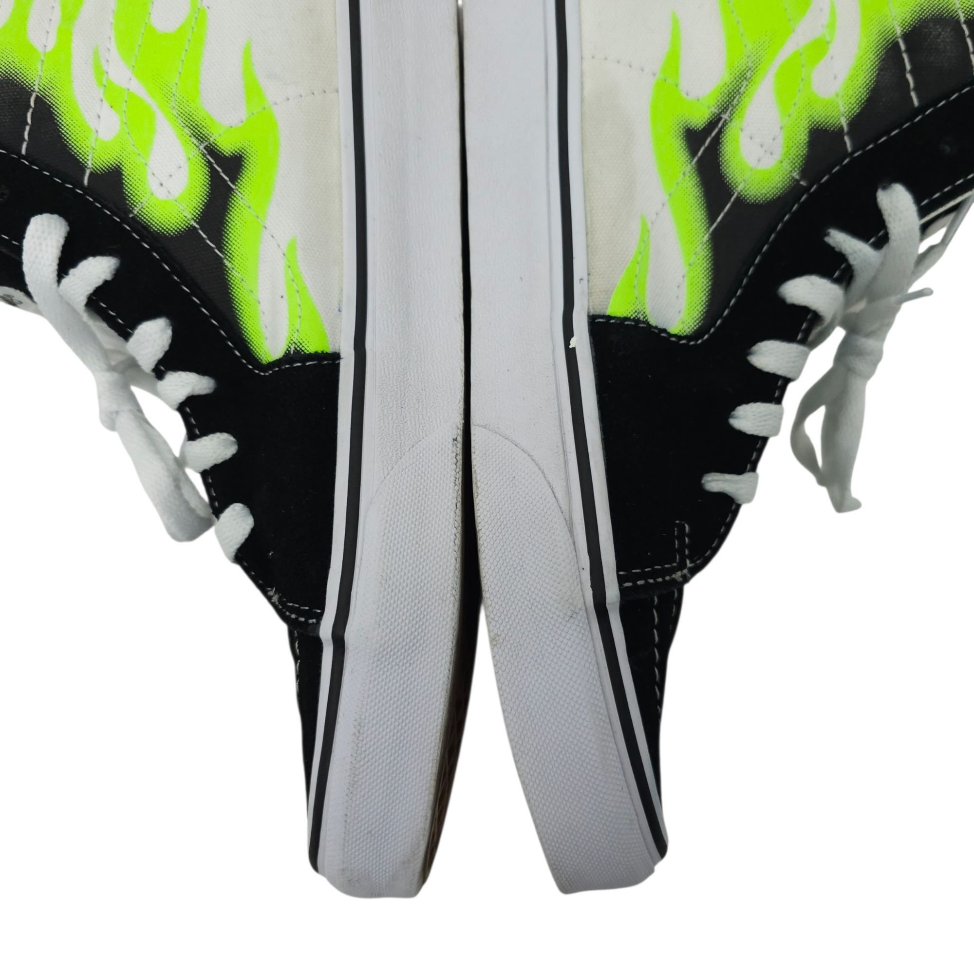 Vans Vans Sk8-Hi Green Flame Black White Sneaker Men 9 Women 10.5 Size US 9 / EU 42 - 13 Thumbnail