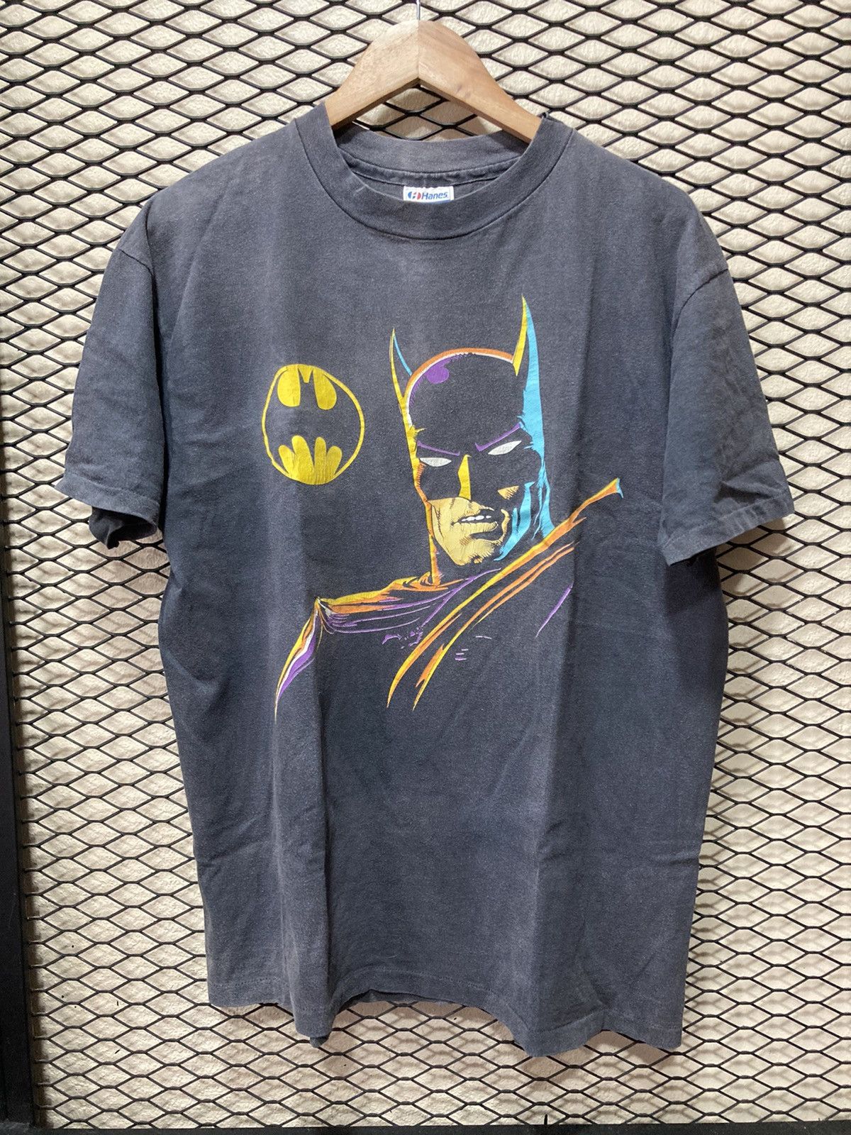 image of Vintage Batman Tee in Black, Men's (Size XL)