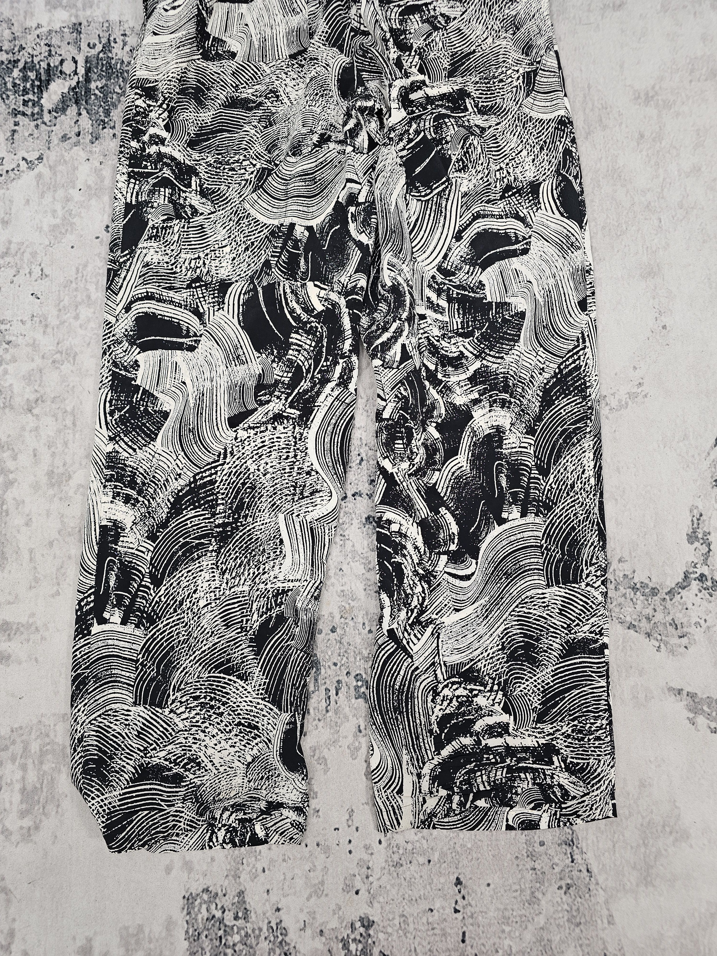 Japanese Brand Vintage Style Polyester Fullprint Art Design Pants JB0269 Size US 33 - 6 Thumbnail