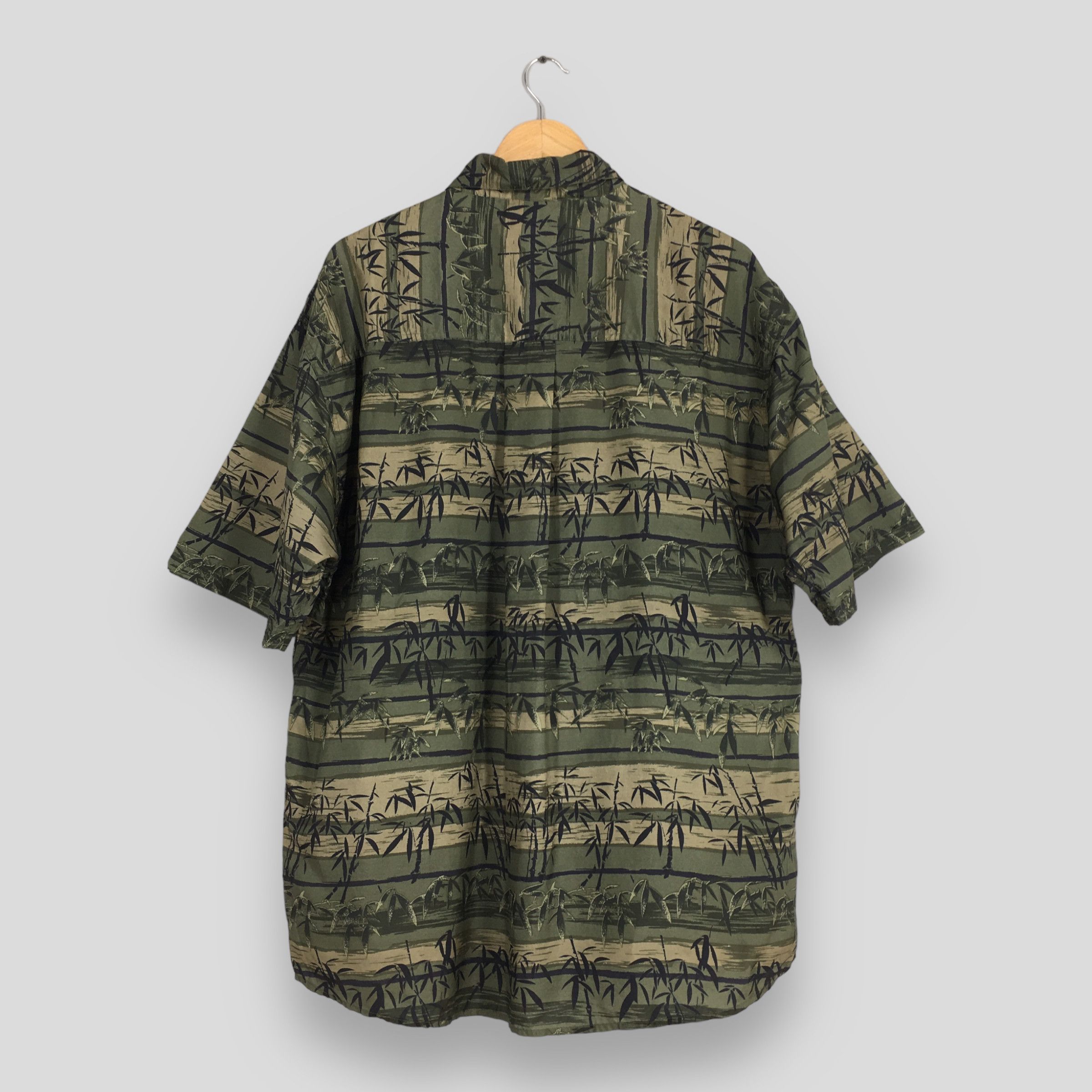 Other Vintage Summer Hawaiian Bamboo Printed Rayon Shirt Large Size US L / EU 52-54 / 3 - 6 Thumbnail