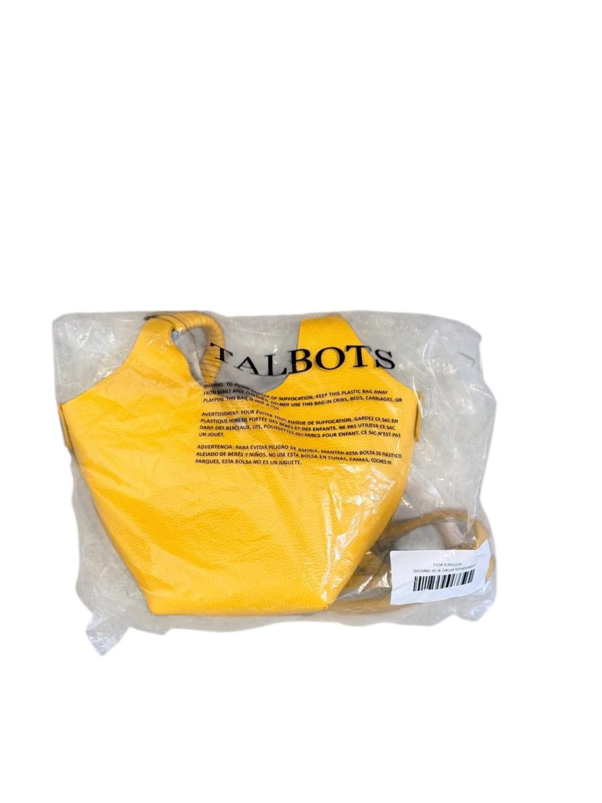 Other Talbots Women's Pippa Pebble Leather Crossbody Bag - Yellow Size ONE SIZE - 5 Thumbnail