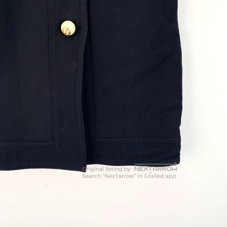 Gucci gucci Black woollen side single-breasted pearl buckle casu Size 25" / US 0 / IT 36 - 4 Thumbnail