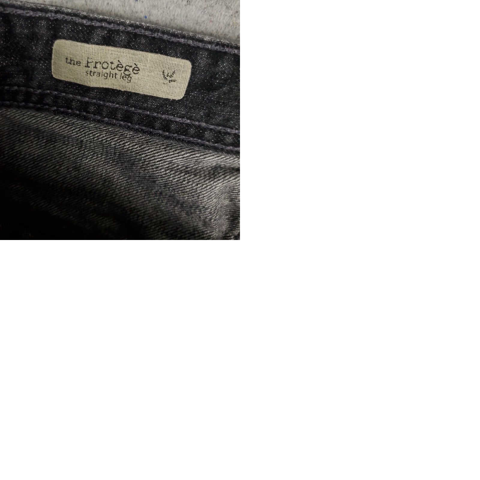Vintage AG Adriano Goldschmied Jeans Mens 34x28 Gray Protege Straight Pants Size US 34 / EU 50 - 9 Thumbnail