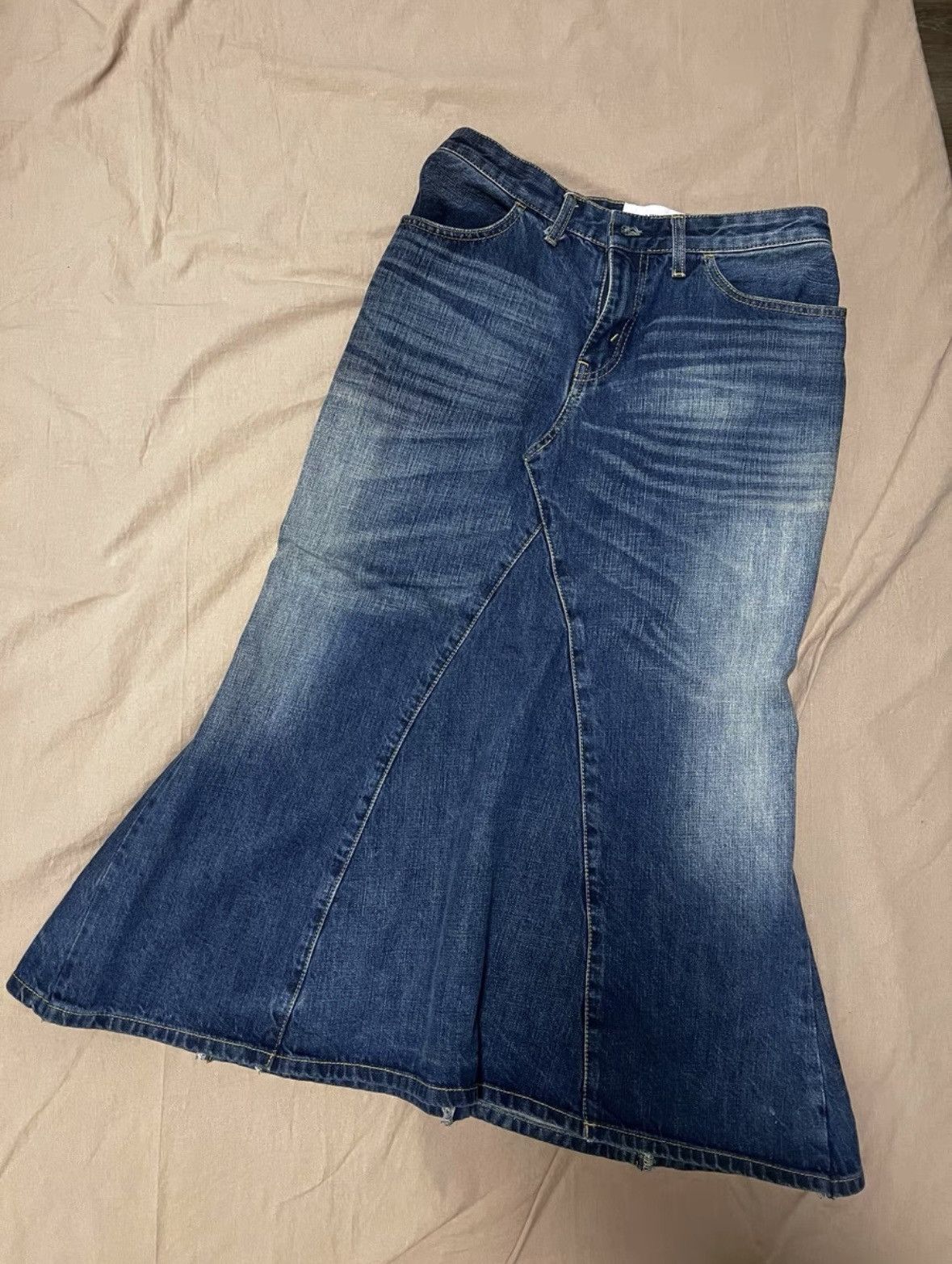 Junya Watanabe Junya Watanabe Denim Skirt Size 27" / US 4 / IT 40 - 1 Thumbnail