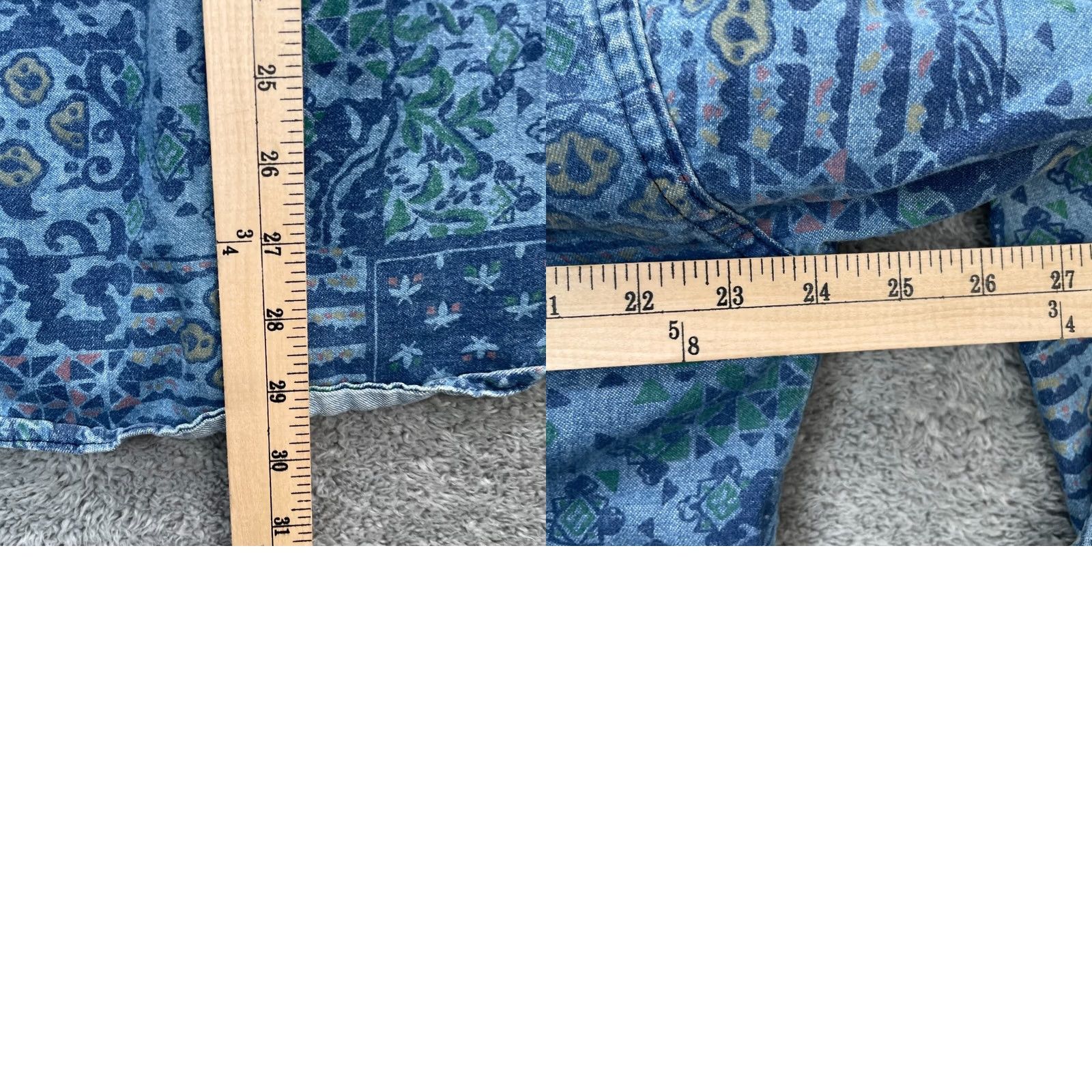 Eddie Bauer VINTAGE Eddie Bauer Shirt Mens Medium Blue Patchwork Paisley Abstract Button Up Size US M / EU 48-50 / 2 - 8 Thumbnail