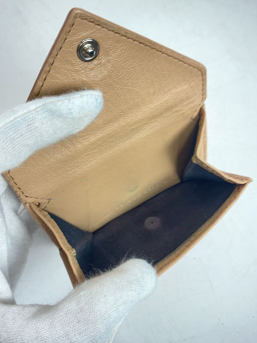 Balenciaga Balenciaga Leather Bi-Fold Wallet Beige Size ONE SIZE - 6 Thumbnail