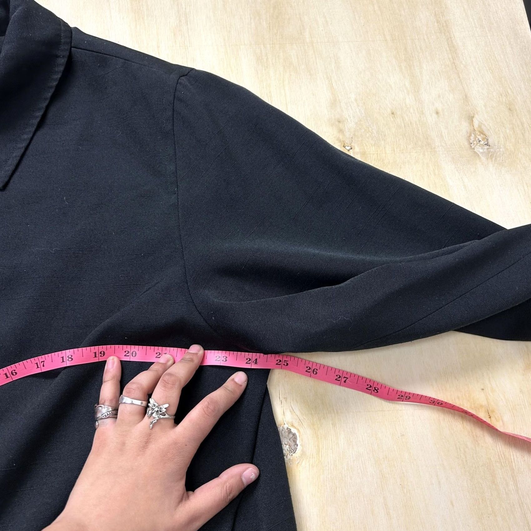 Vintage VINTAGE Brownstonewoman Coat Womens 1X Black Button Front 3/4 Sleeve Lined Size XL / US 12-14 / IT 48-50 - 4 Thumbnail