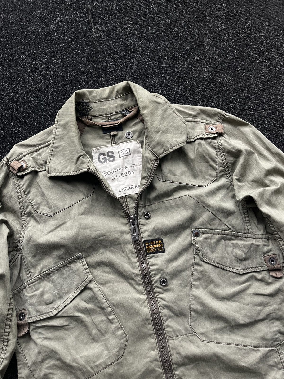 G-Star × Japanese Brand × Vintage Vintage G-Star Multi pocket Military Japan Archiv Y2k jacket Size US L / EU 52-54 / 3 - 6 Thumbnail