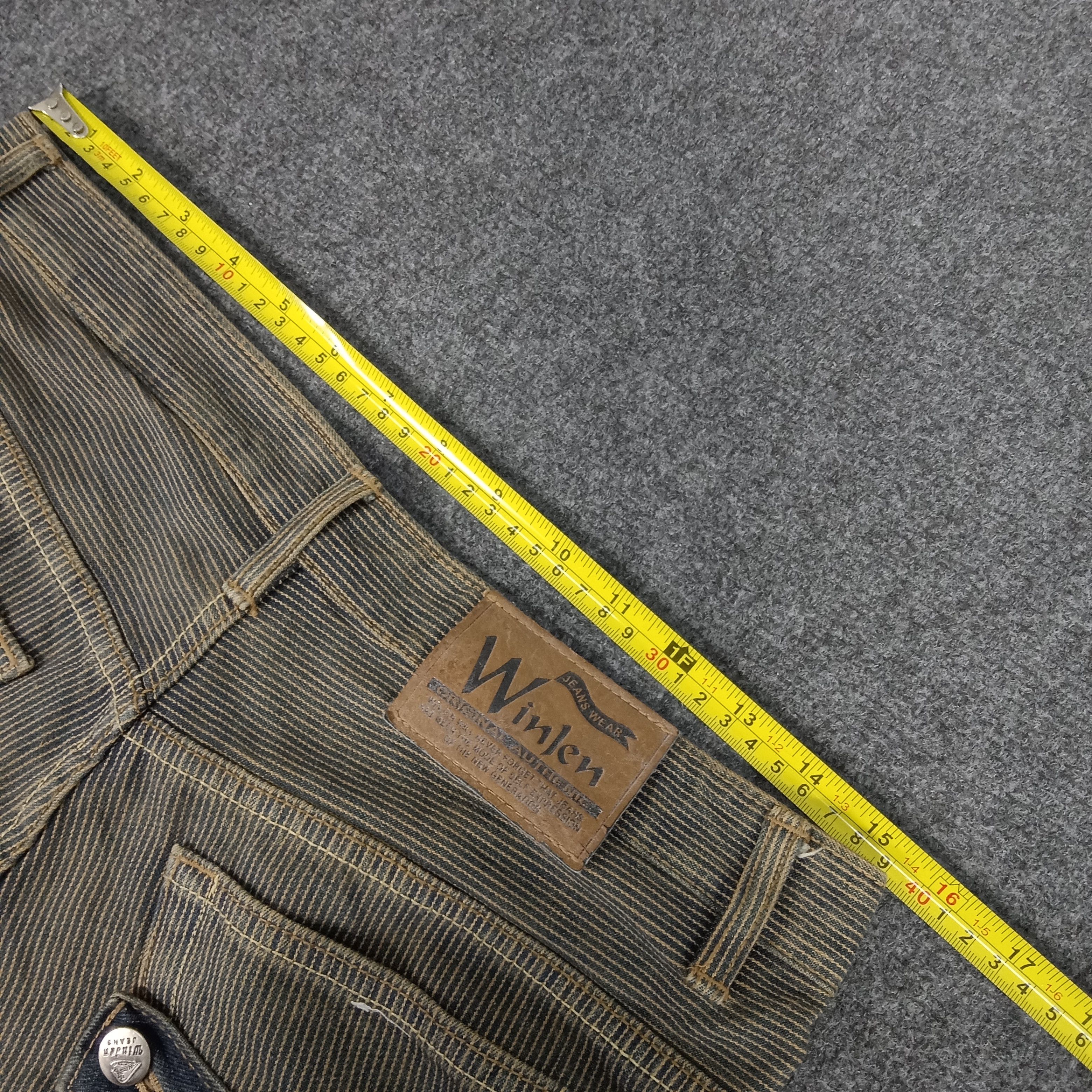 Japanese Brand × Vintage Winden Rare Double Waist Japanese Denim Jeans Size US 30 / EU 46 - 11 Thumbnail