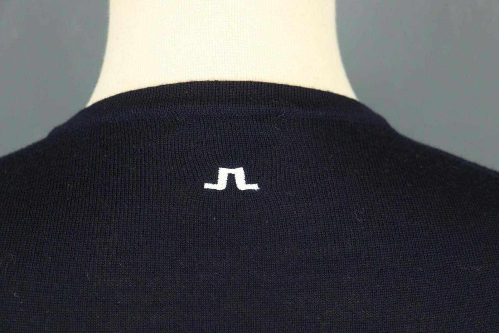J.Lindeberg J.Lindeberg Black Merino Wool Tight Knit Sweater Size L Size US L / EU 52-54 / 3 - 12 Thumbnail