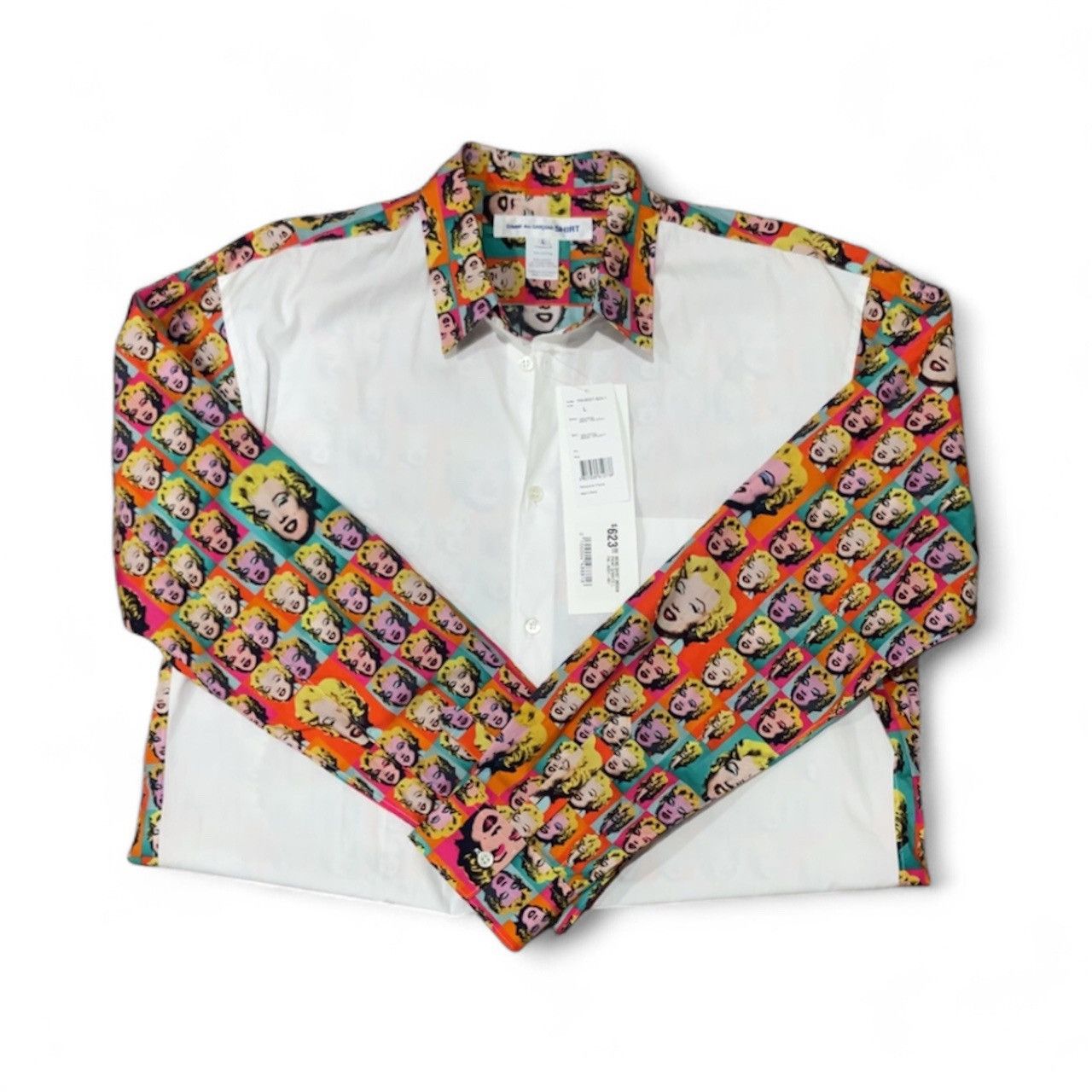 Comme des Garcons SHIRT Comme Des Garcons Shirt x Andy Warhol Marilyn Monroe Size US L / EU 52-54 / 3 - 4 Thumbnail