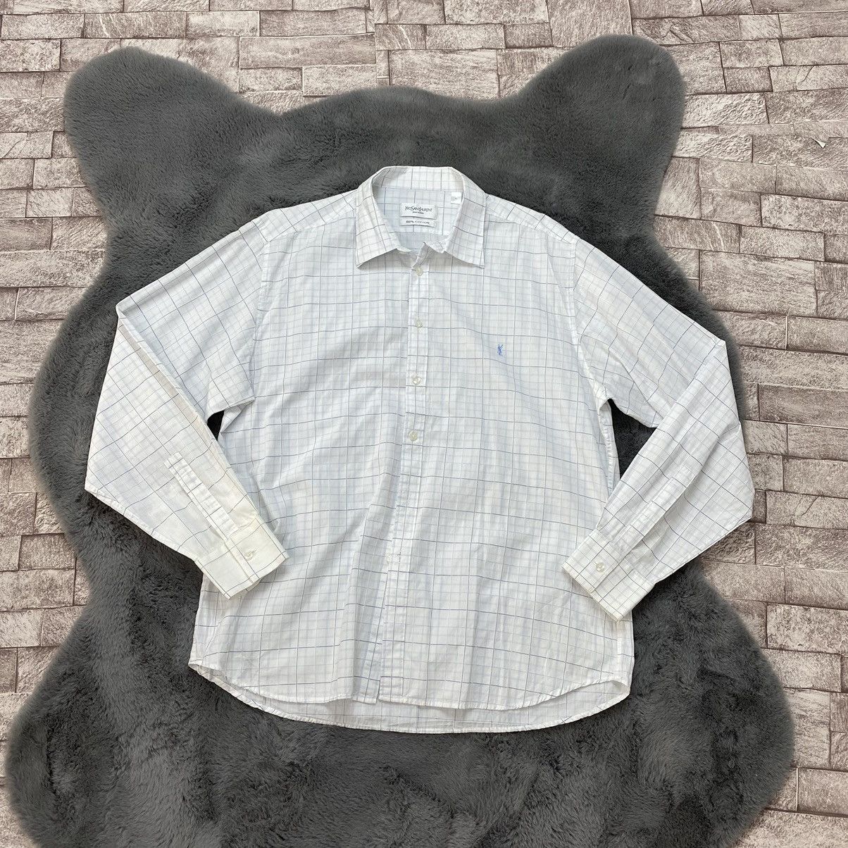 Vintage × Yves Saint Laurent Yves Saint Laurent Shirt Long Sleeve Xl Vintage Size US XL / EU 56 / 4 - 2 Thumbnail