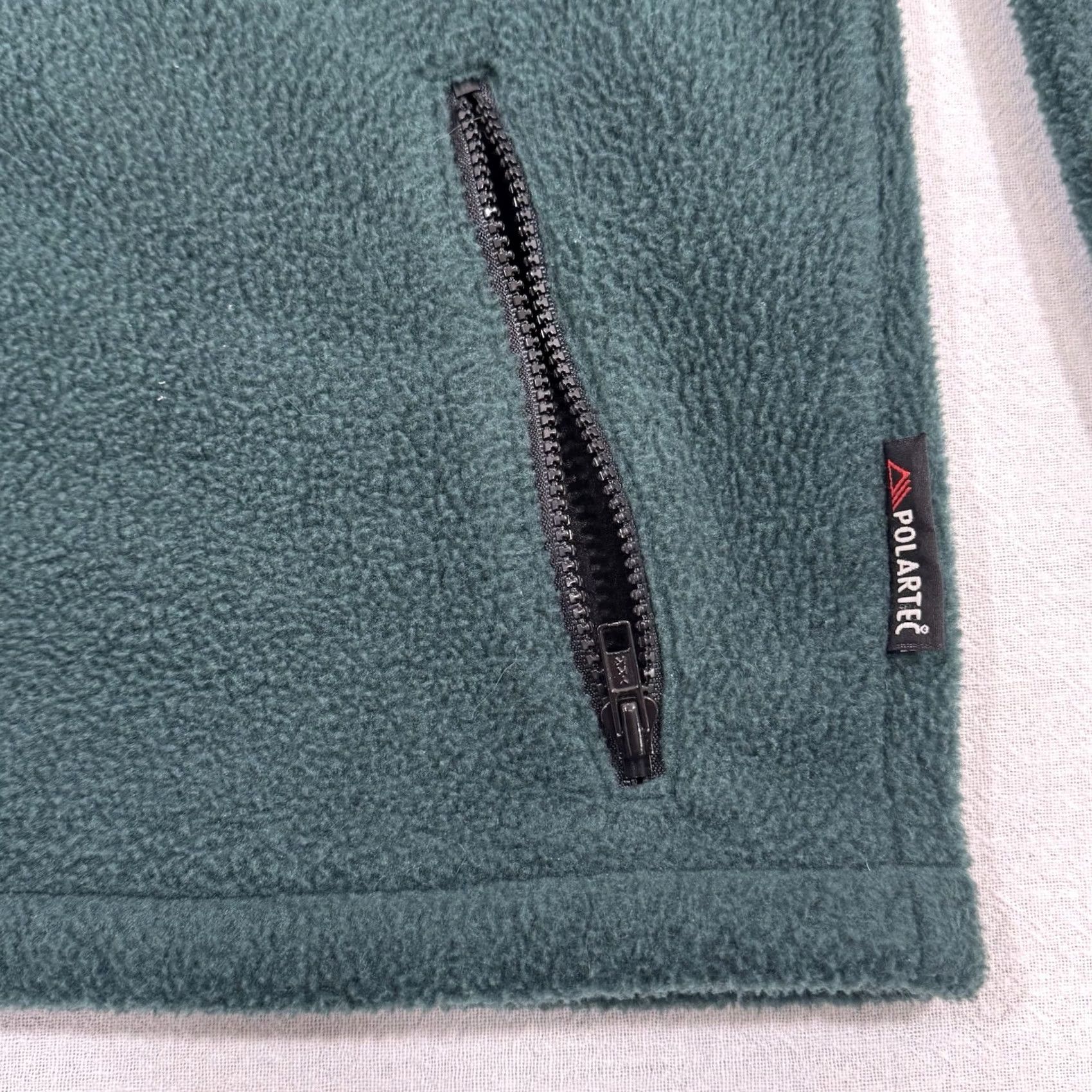 Vintage VINTAGE Cabela's 1/4 Zip Polartec Fleece Pullover Mens Large Tall Green 90s 1/4 Zip Heavyweight Thermal Wool? Size US L / EU 52-54 / 3 - 7 Thumbnail