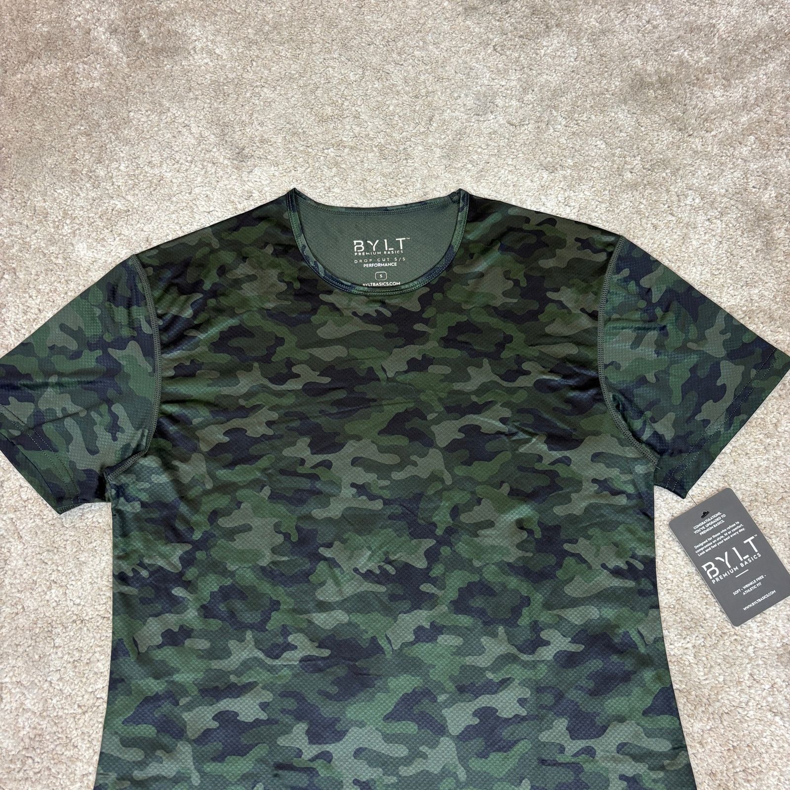 Other NWT Bylt Drop Cut Short Sleeve Performance Camo Shirt Mens S Size US S / EU 44-46 / 1 - 2 Thumbnail