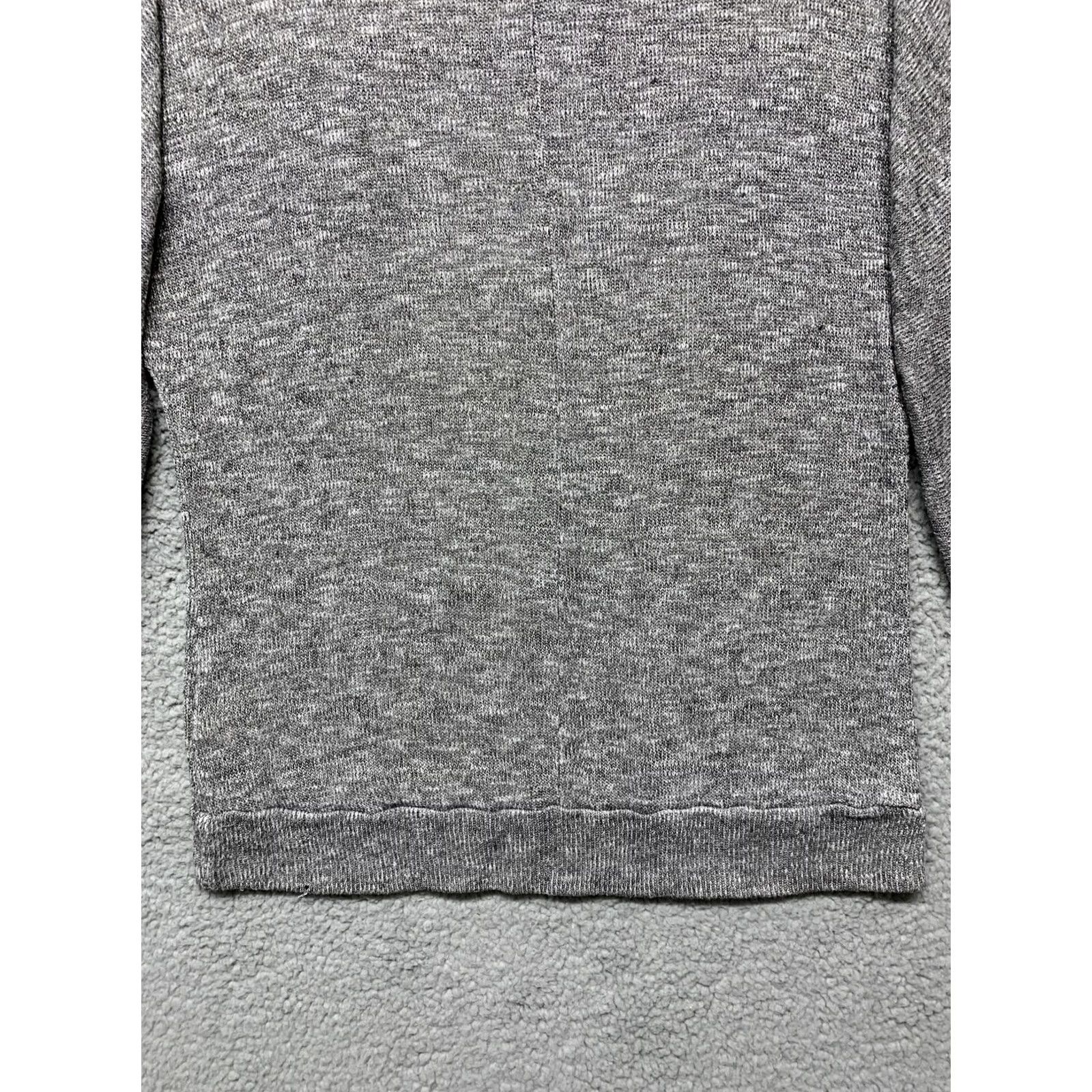 Vintage Charlotte Russe Pullover Top Women’s Sz L Heather Gray White Crocheted Skull USA Pullover Batwing Knit Casual Basic Size L / US 10 / IT 46 - 7 Thumbnail