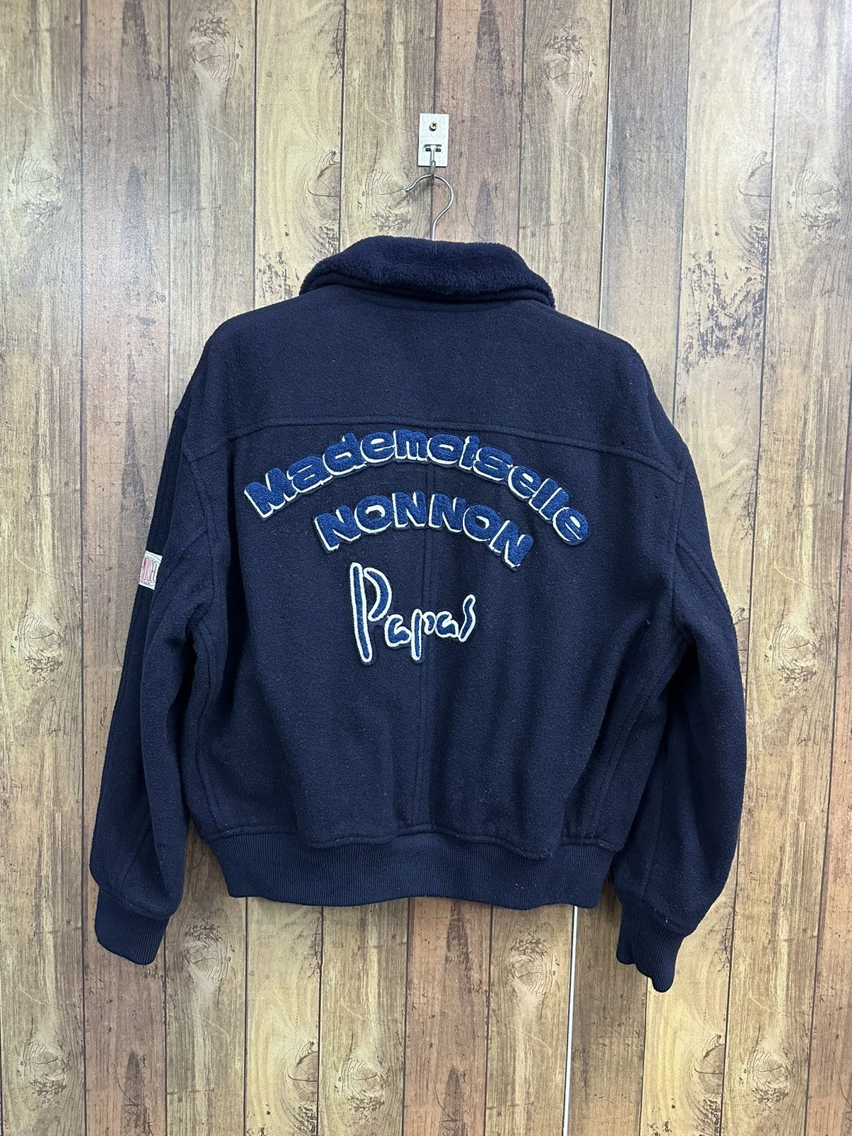 Mademoiselle Non Non Vtg Mademoiselle Non Non Wool Boxy Crop Jacket Z20 Size US S / EU 44-46 / 1 - 4 Thumbnail