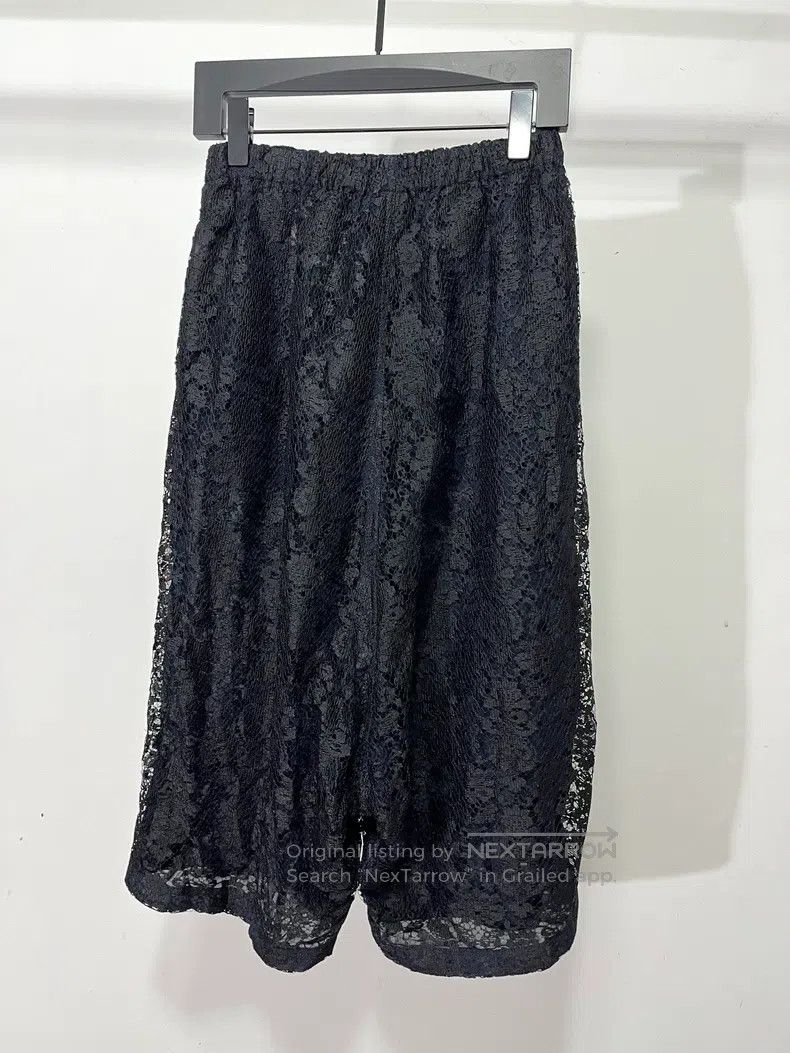 Comme des Garcons Comme Des Garcons size S Double-layered lace palazzo pants Size 23" - 4 Thumbnail
