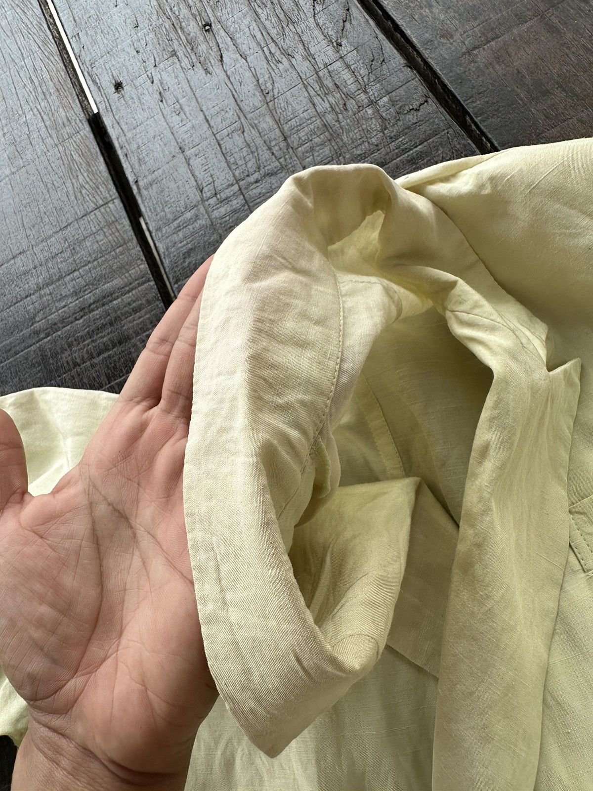 Designer × Vintage × Yohji Yamamoto Vintage Y’S Yohji Yamamoto short sleeve jacket Size S / US 4 / IT 40 - 19 Thumbnail