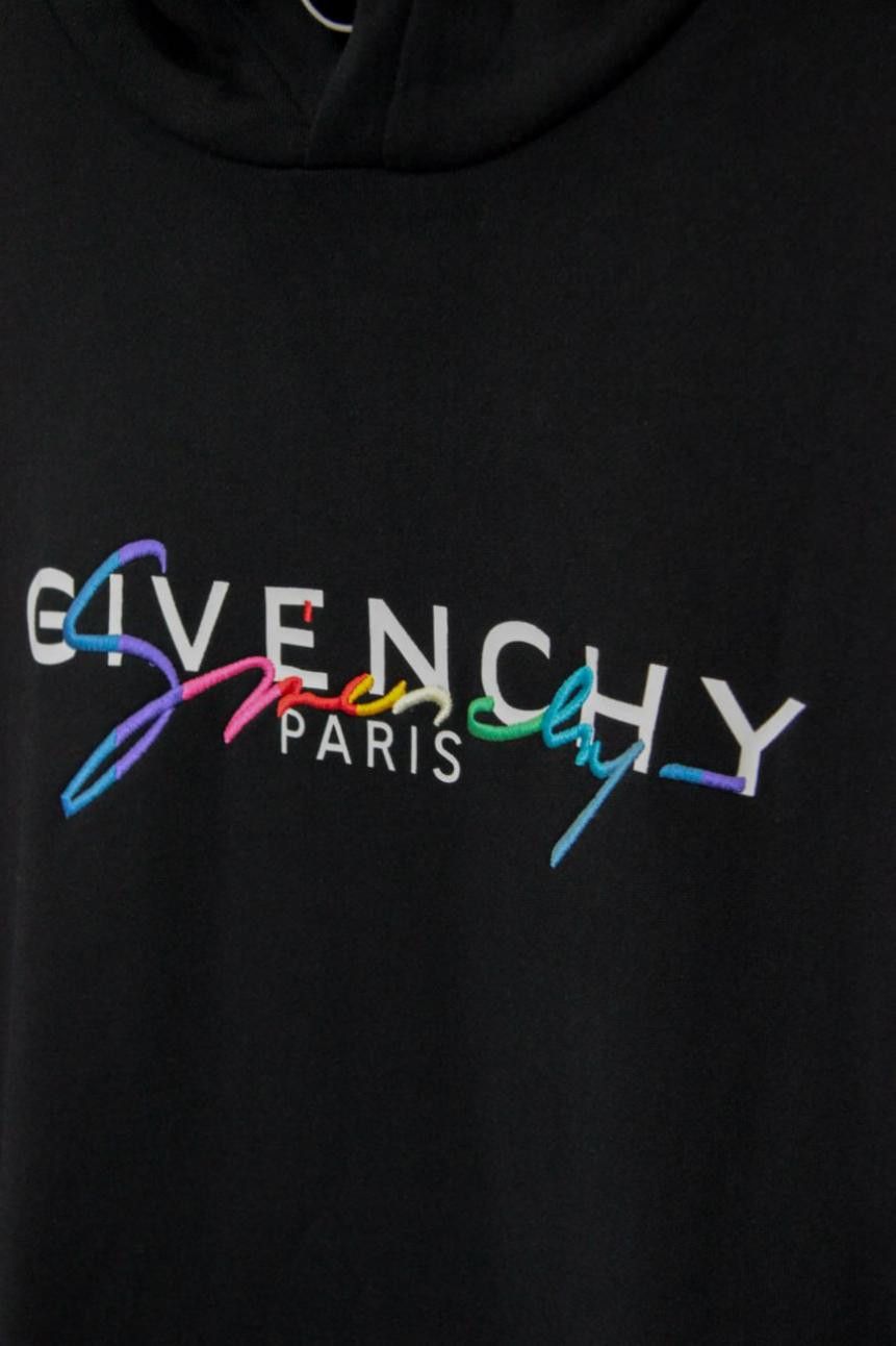 Givenchy Givenchy black rainbow hoodie Size US L / EU 52-54 / 3 - 5 Thumbnail