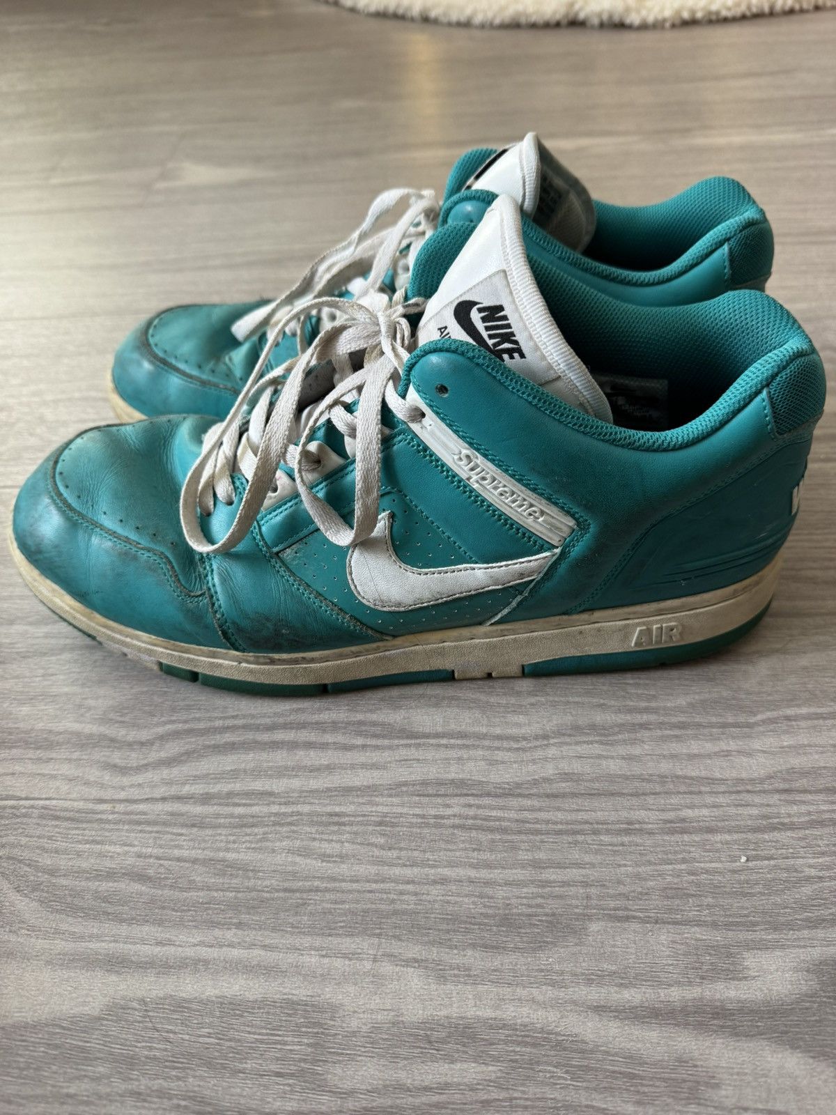Nike × Supreme Nike SB x Supreme Air Force 2 Low Blue (Size 13) Size US 13 / EU 46 - 3 Thumbnail
