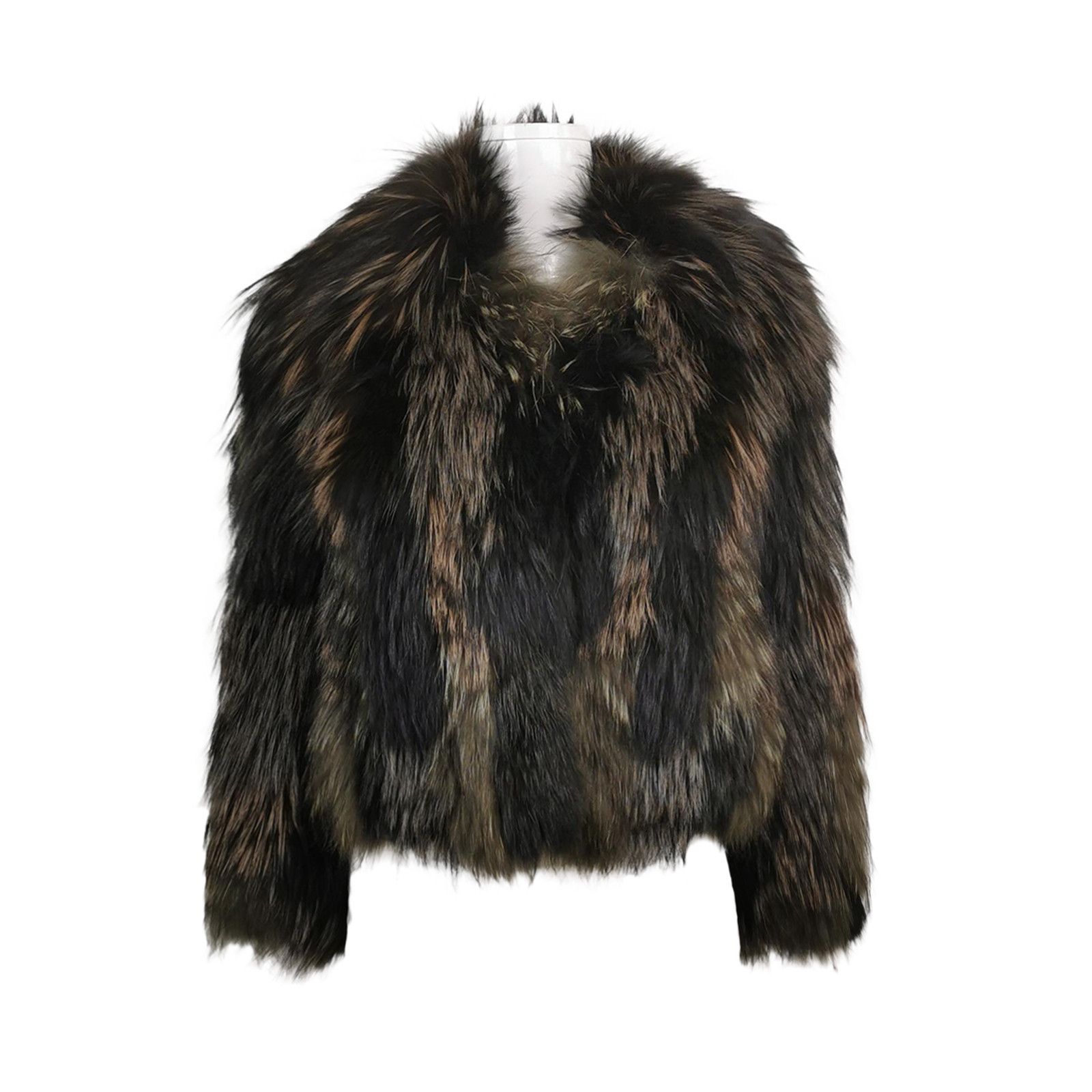 Prada Prada Colorblock Fox Fur Coat IT 40 Size S / US 4 / IT 40 - 1 Thumbnail