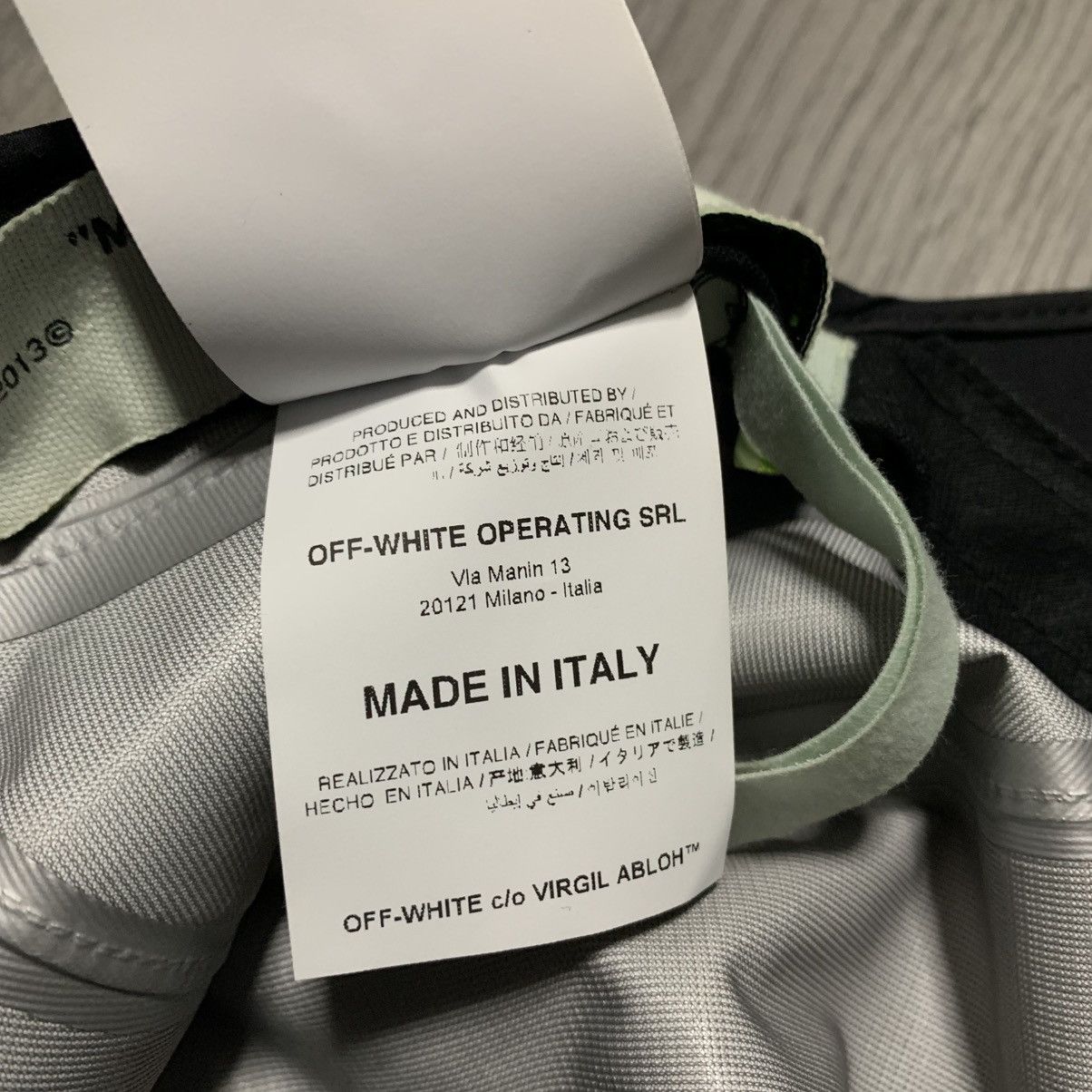 Off-White Off White Cap Mountain Equipment Black Nylon Technical Hat Size ONE SIZE - 8 Thumbnail