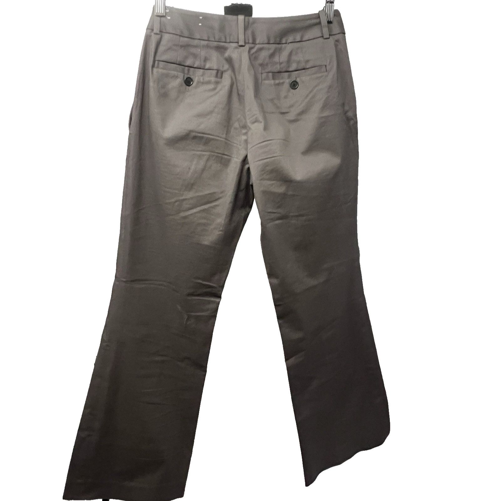 Ann Taylor Ann Taylor Petite Gray Wide Leg Khaki Ankle Pants 2P Pockets Size 28" / US 6 / IT 42 - 2 Thumbnail