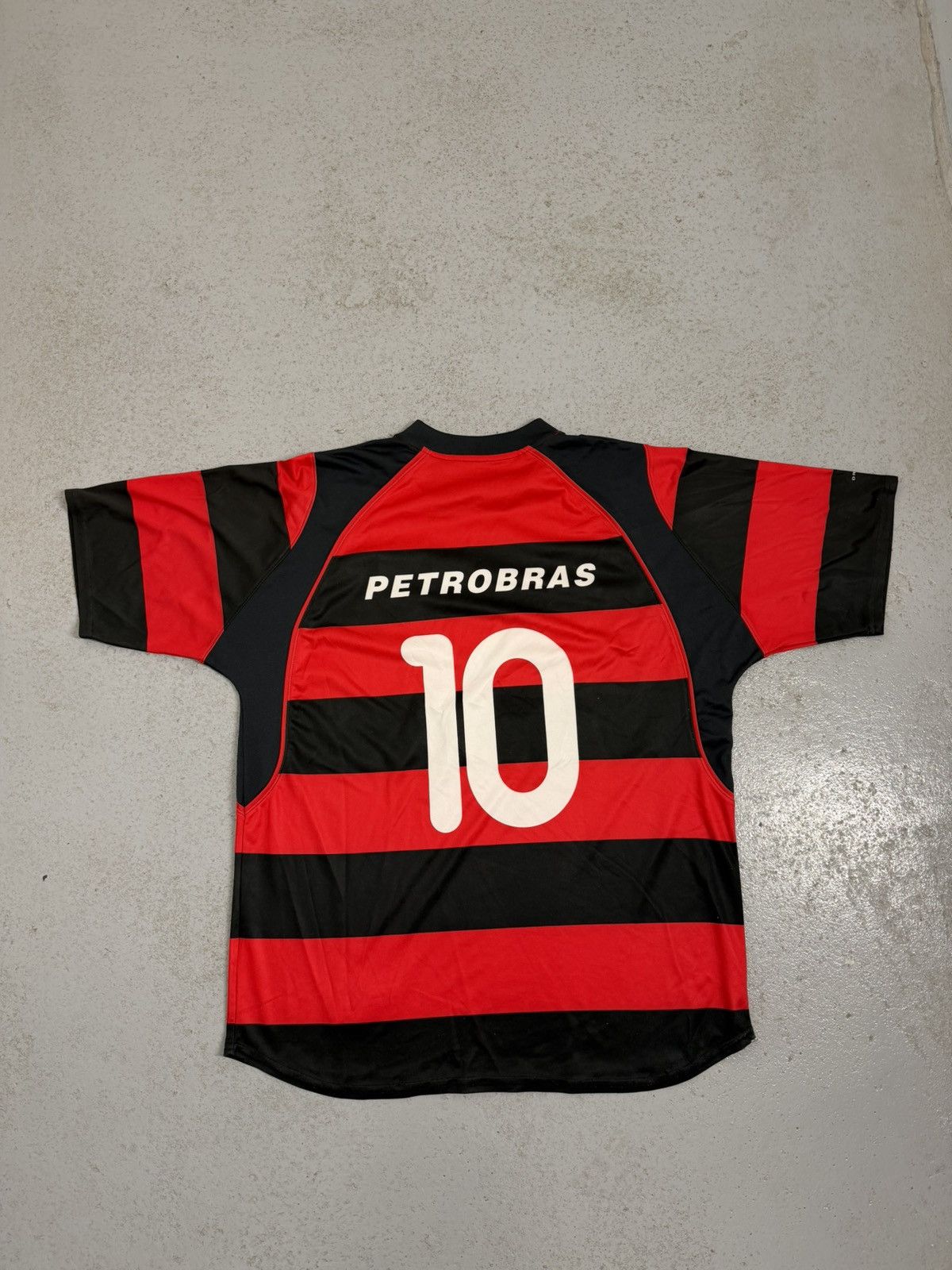 Nike 2002/04 Flamengo Home 10 Petrobras Soccer Jersey Size US XL / EU 56 / 4 - 13 Thumbnail