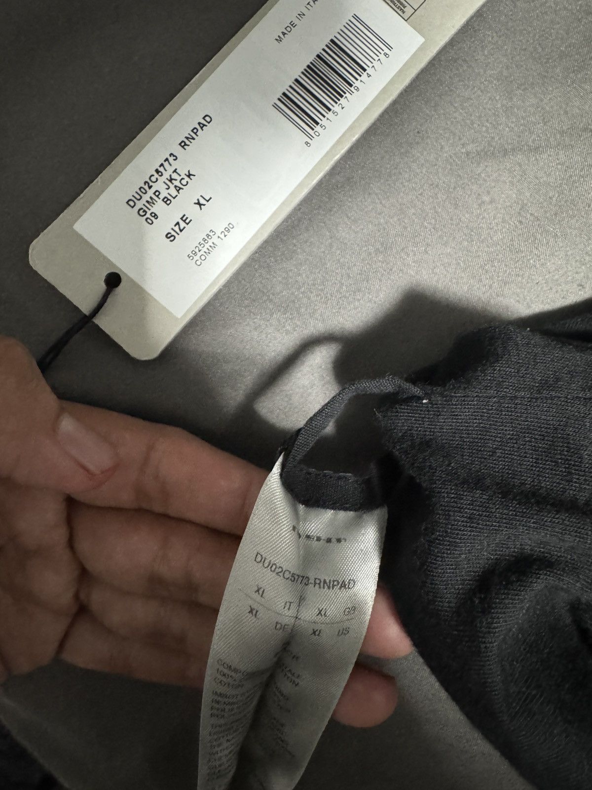 Rick Owens Drkshdw Rick Owens Gimp Zip Up Hoodie Size US XL / EU 56 / 4 - 8 Thumbnail