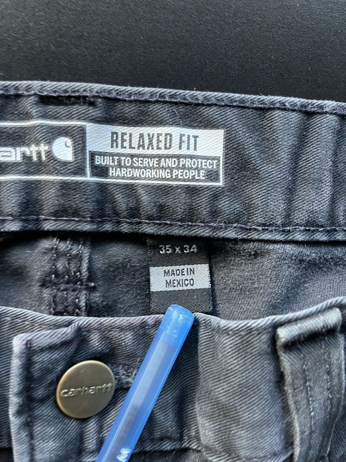 Carhartt Carhartt carpenter pants Size US 35 - 3 Thumbnail