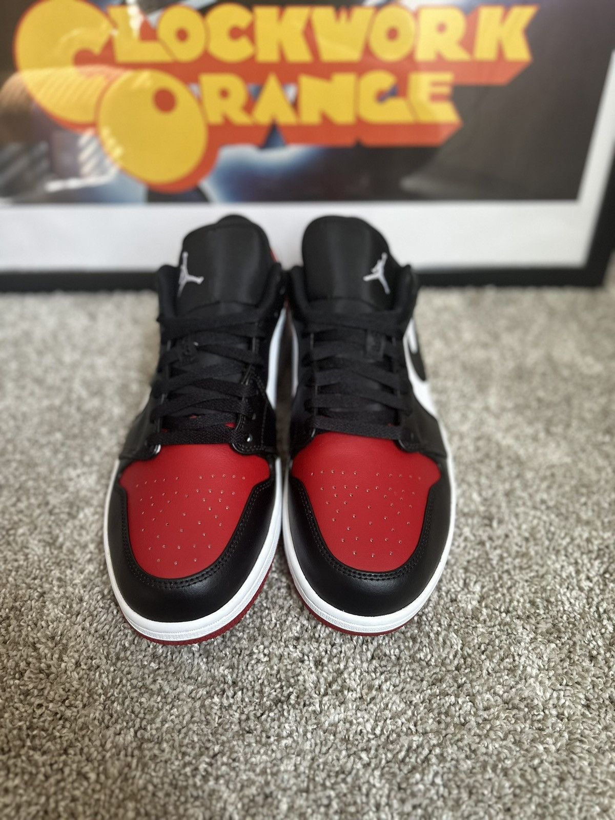 Jordan Brand × Nike New Nike Air Jordan 1 "Bred Low" Size 13 Size US 13 / EU 46 - 5 Thumbnail