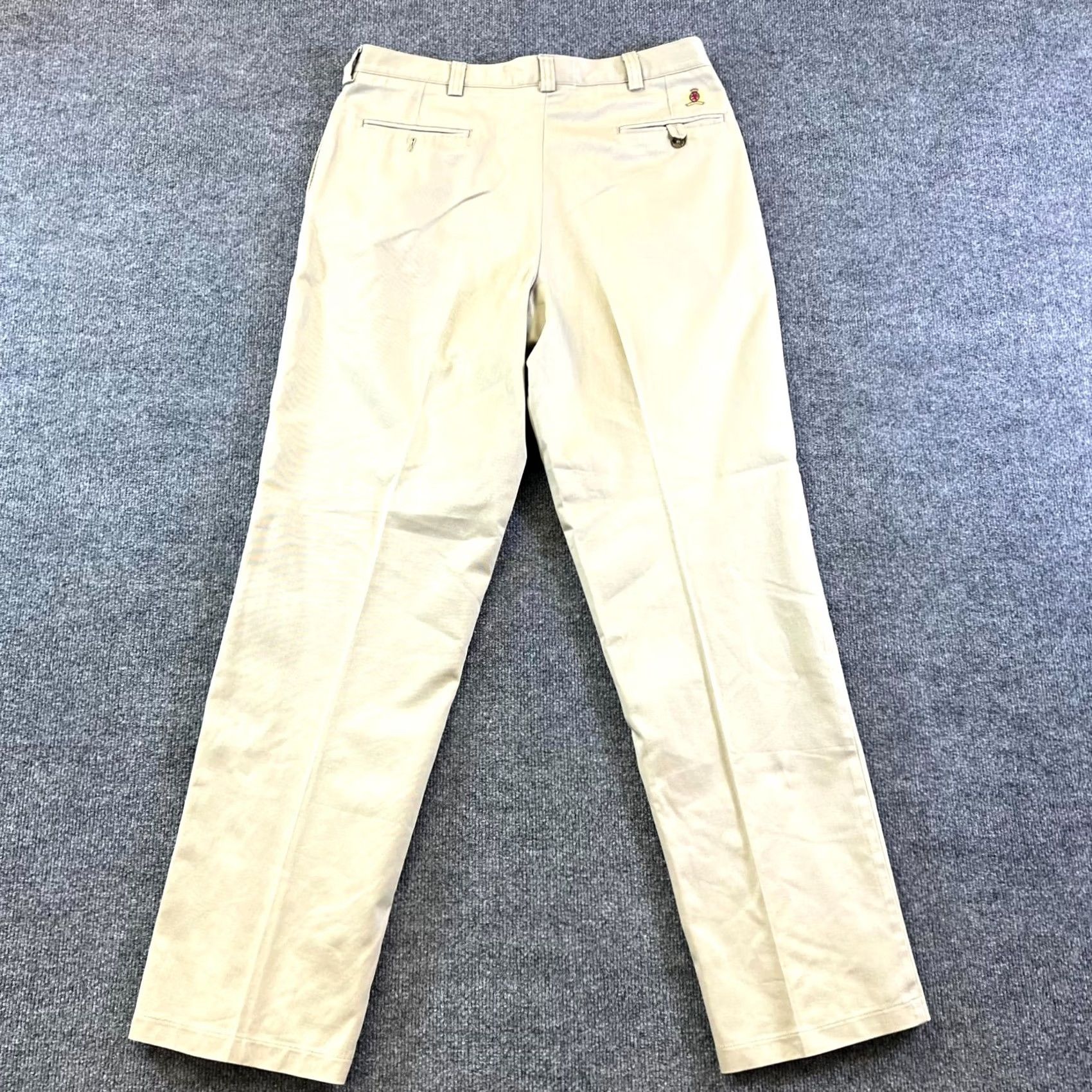Tommy Hilfiger Tommy Hilfiger Pants Mens 36x34 Khaki 100% Cotton Straight Chino Dress Casual Business Size US 36 / EU 52 - 2 Thumbnail