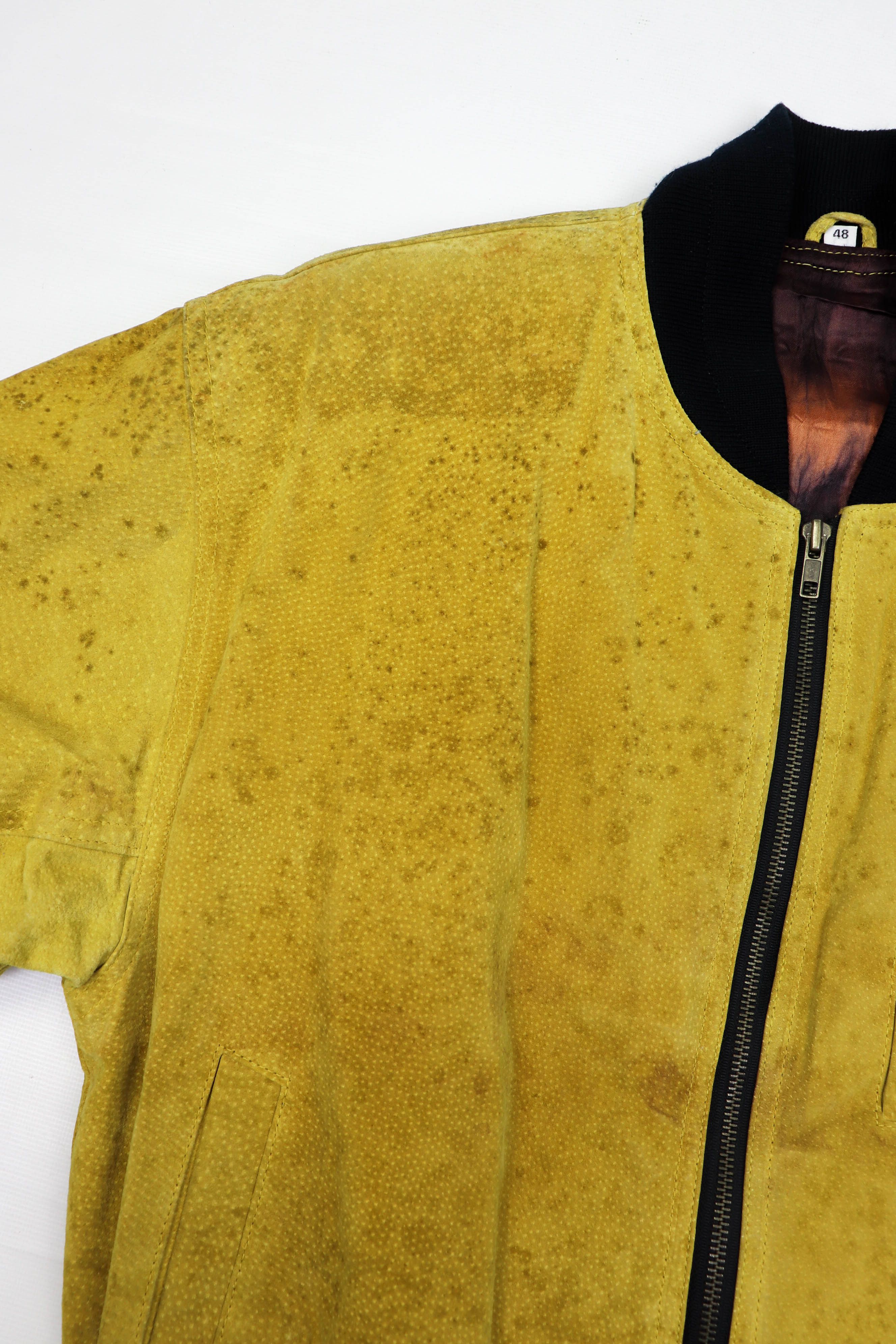 NFL ​​Glenwood Gators Vintage 90s Distressed Suede Bomber Jacket Size US M / EU 48-50 / 2 - 11 Thumbnail