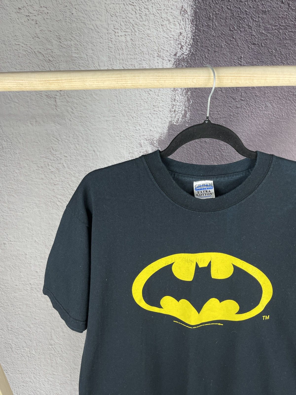DC Comics Gildan Batman y2k 2000s vintage big logo tee shirt Size US L / EU 52-54 / 3 - 2 Thumbnail