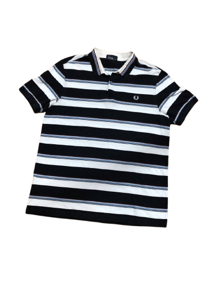 Fred Perry Vintage Fred Perry Striped Polo Size XL Size US XL / EU 56 / 4 - 1 Thumbnail
