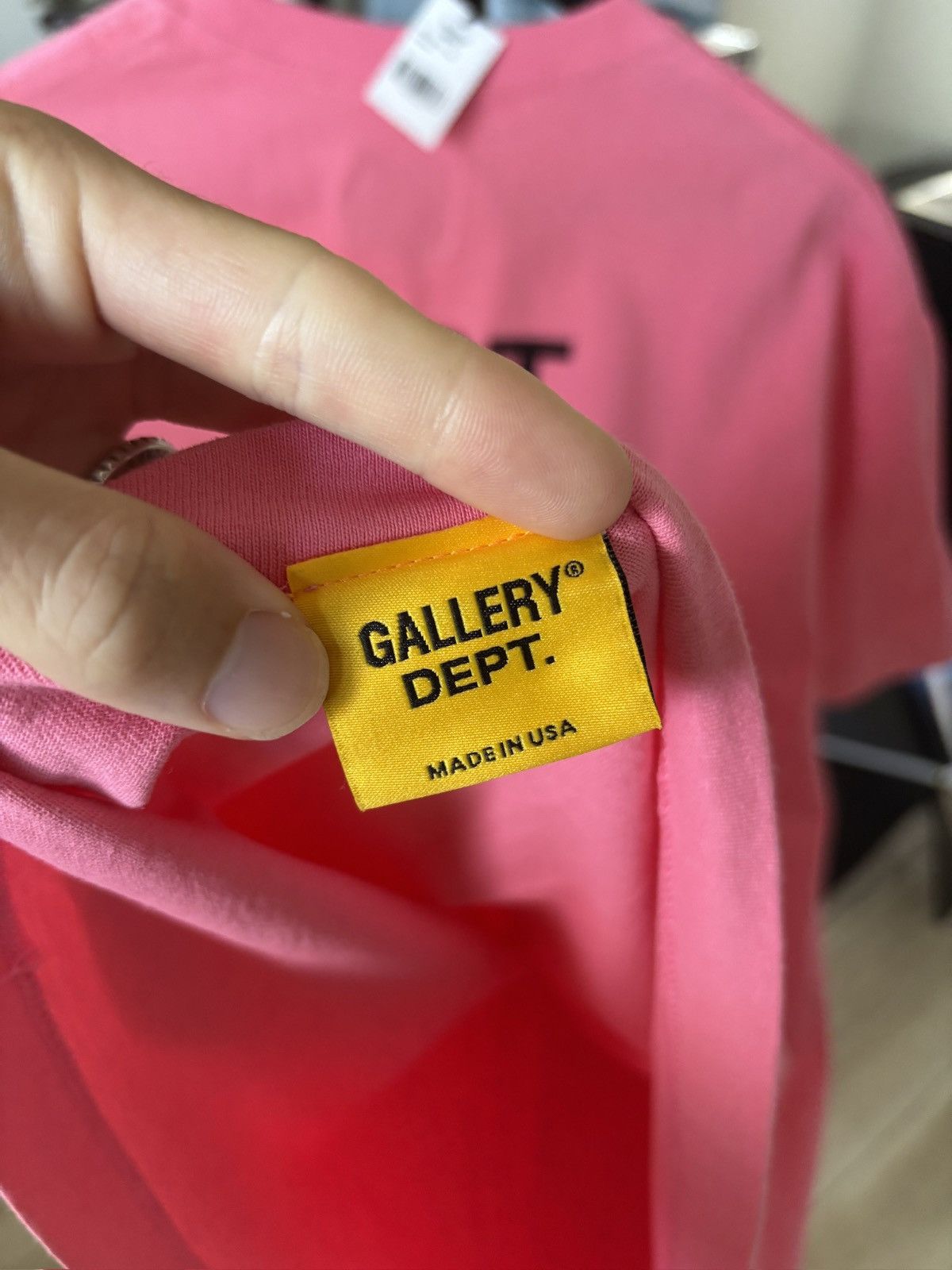 Gallery Dept. PINK FRENCH LOGO TEE Size US M / EU 48-50 / 2 - 9 Thumbnail