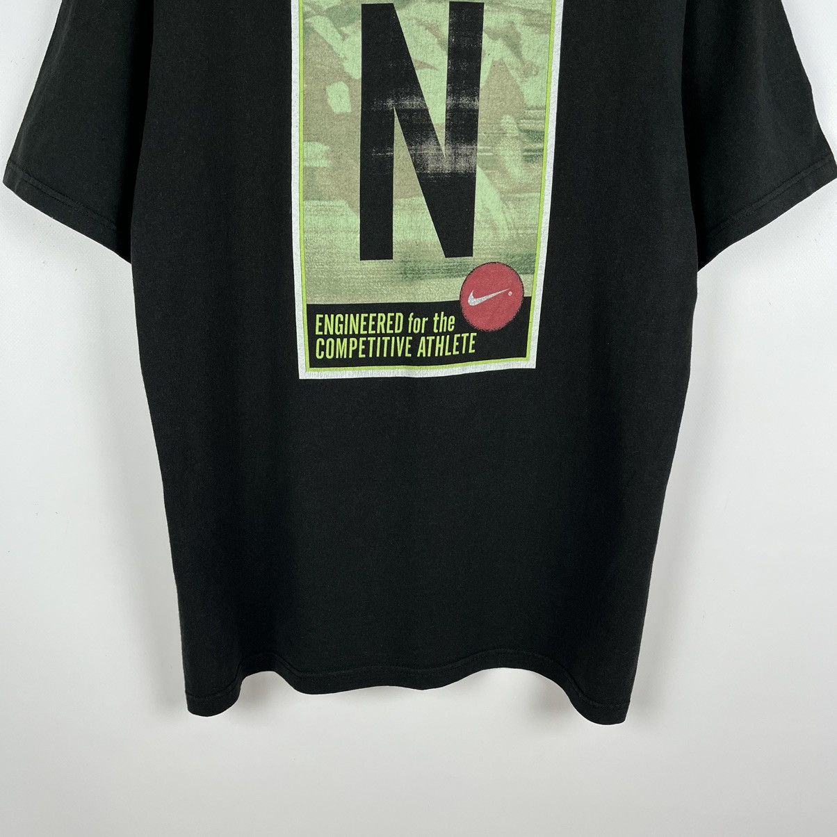 Nike Iconic Vintage Nike Engineered rare big logo tee 90’s Size US M / EU 48-50 / 2 - 3 Thumbnail